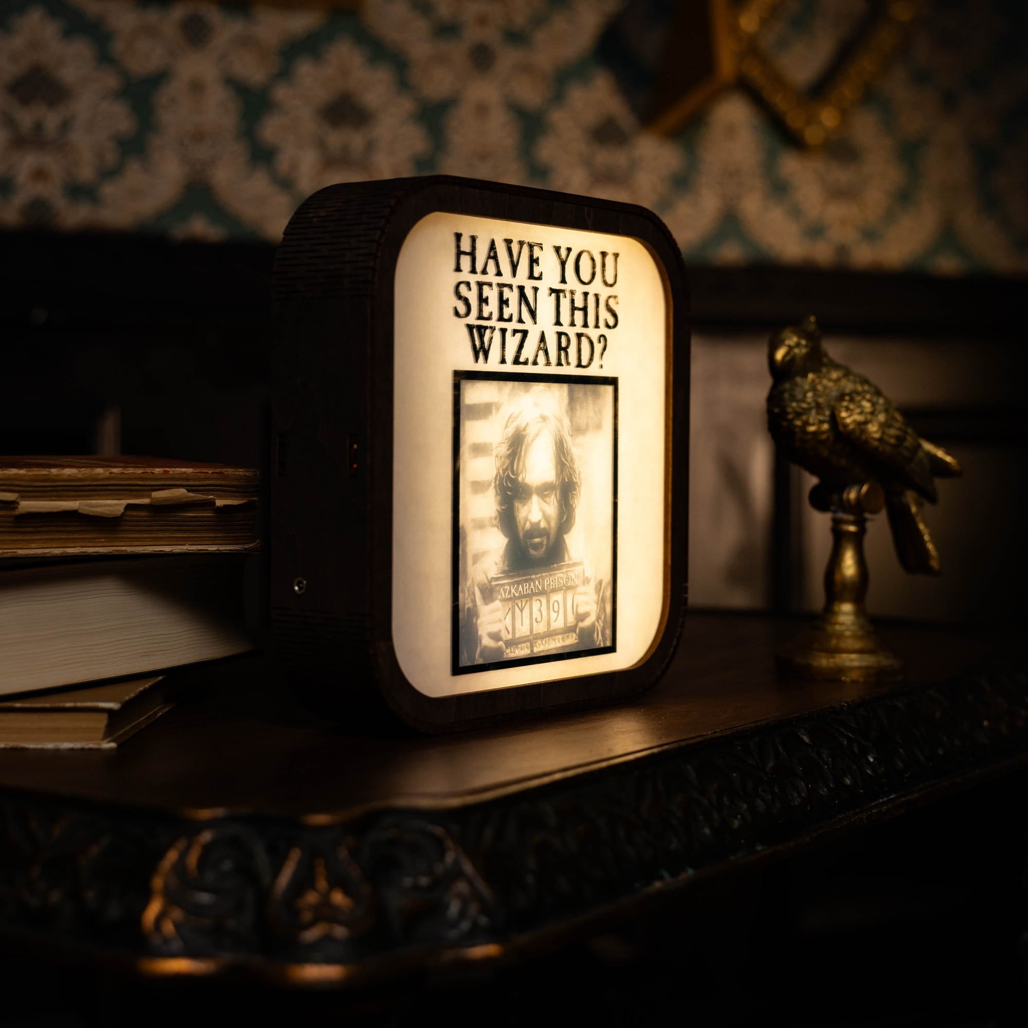 Wooden Acrylic Harry Potter Night Light - Azkaban Prisoner by Enjoy The Wood