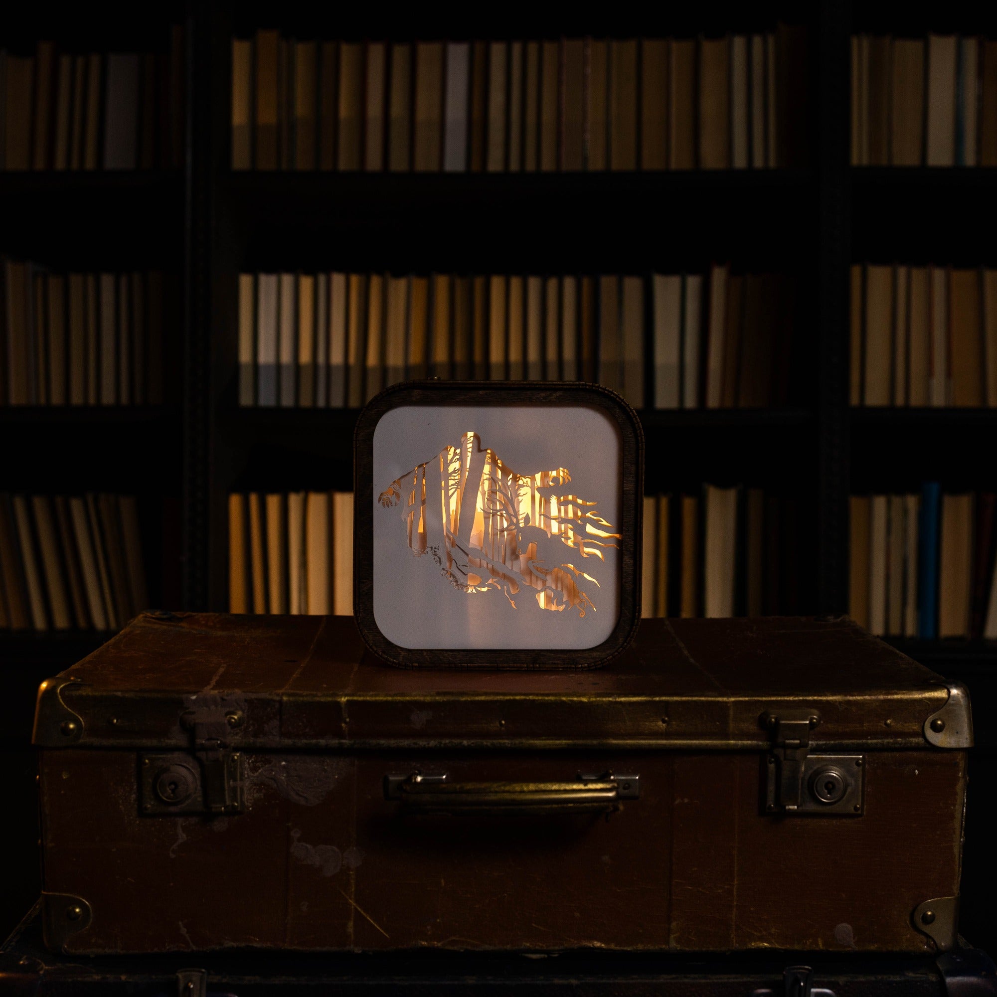 Wooden Harry Potter Night Light - Expecto Patronum by Enjoy The Wood
