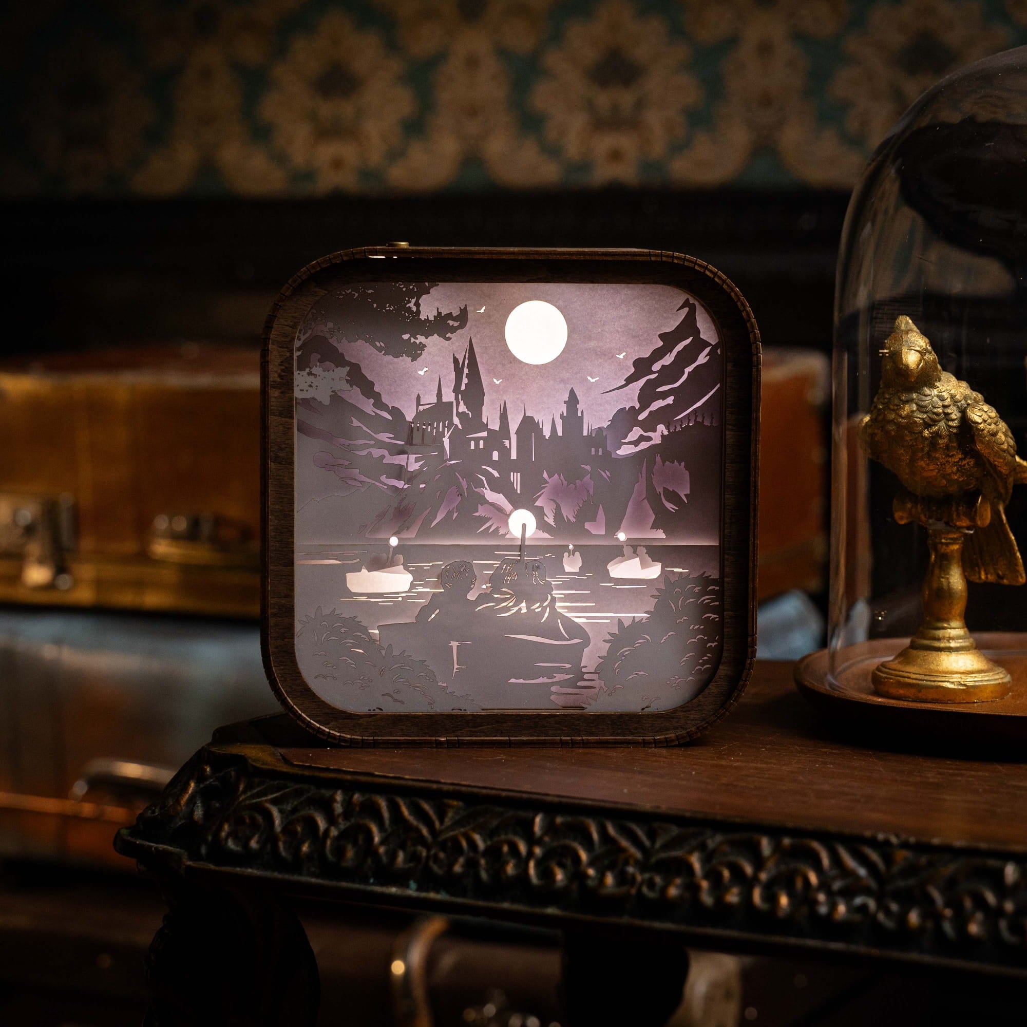 Wooden Harry Potter Night Light - Journey to Hogwarts by Enjoy The Wood