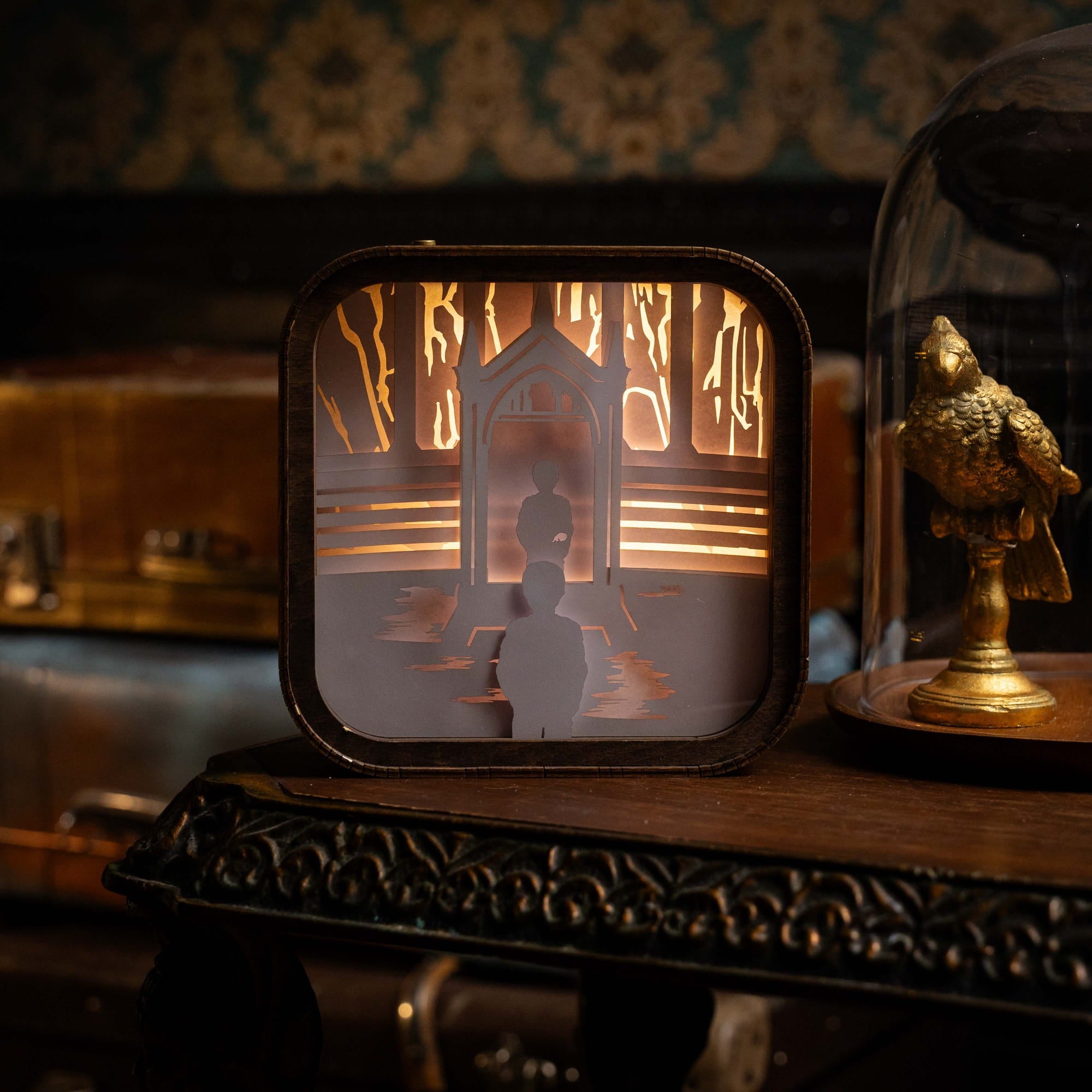Wooden Harry Potter Night Light - The Mirror of Erised by Enjoy The Wood