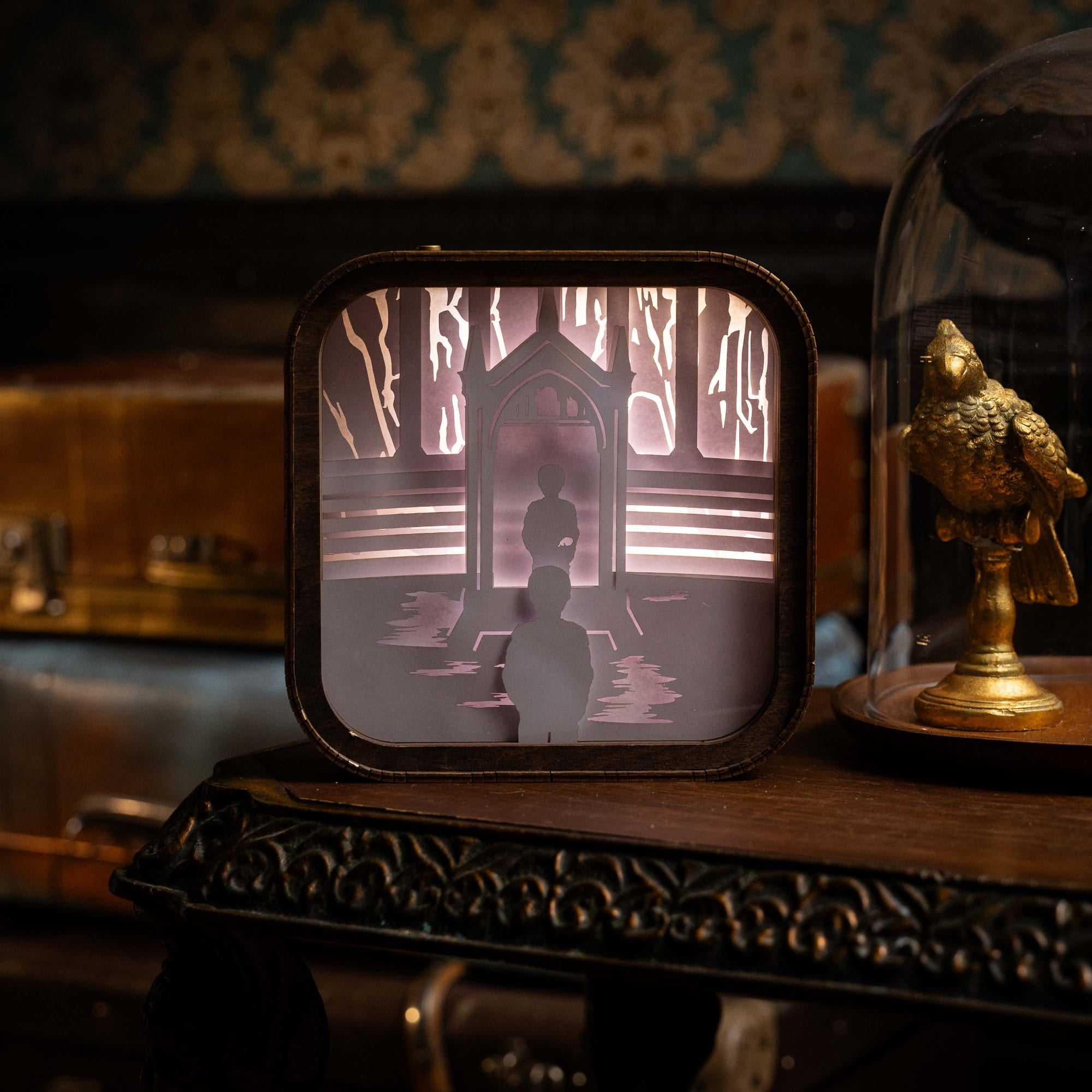 Wooden Harry Potter Night Light - The Mirror of Erised by Enjoy The Wood