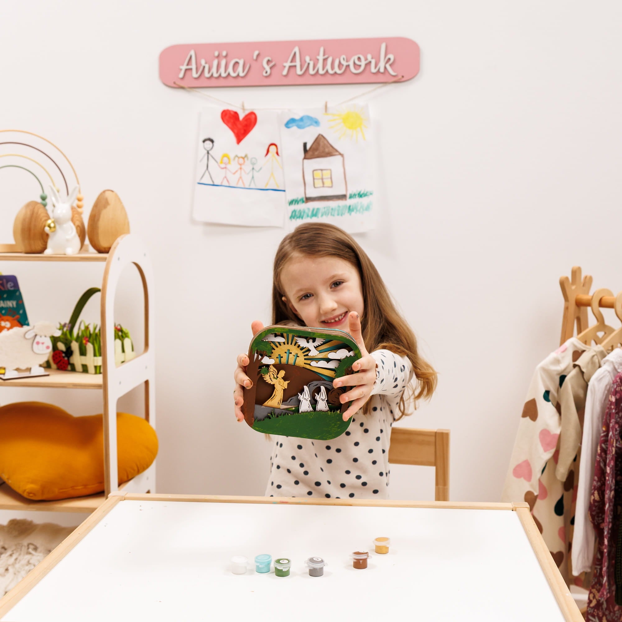 3D DIY Wood Painting Kit for Kids – Safari by Enjoy The Wood