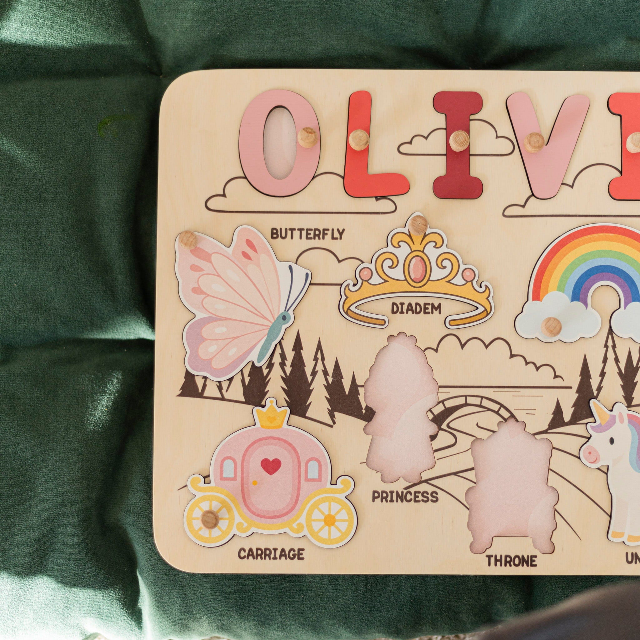 Princess Name Board by Enjoy The Wood