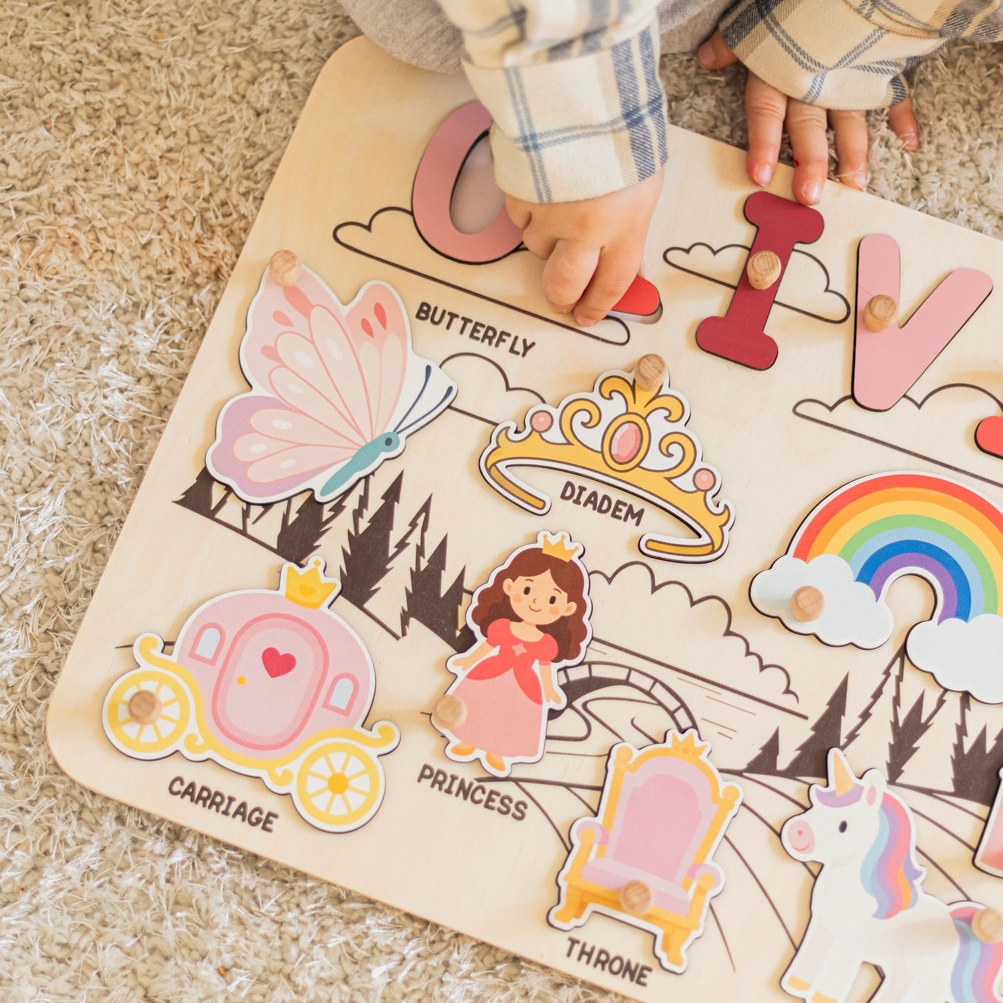 Princess Name Board by Enjoy The Wood