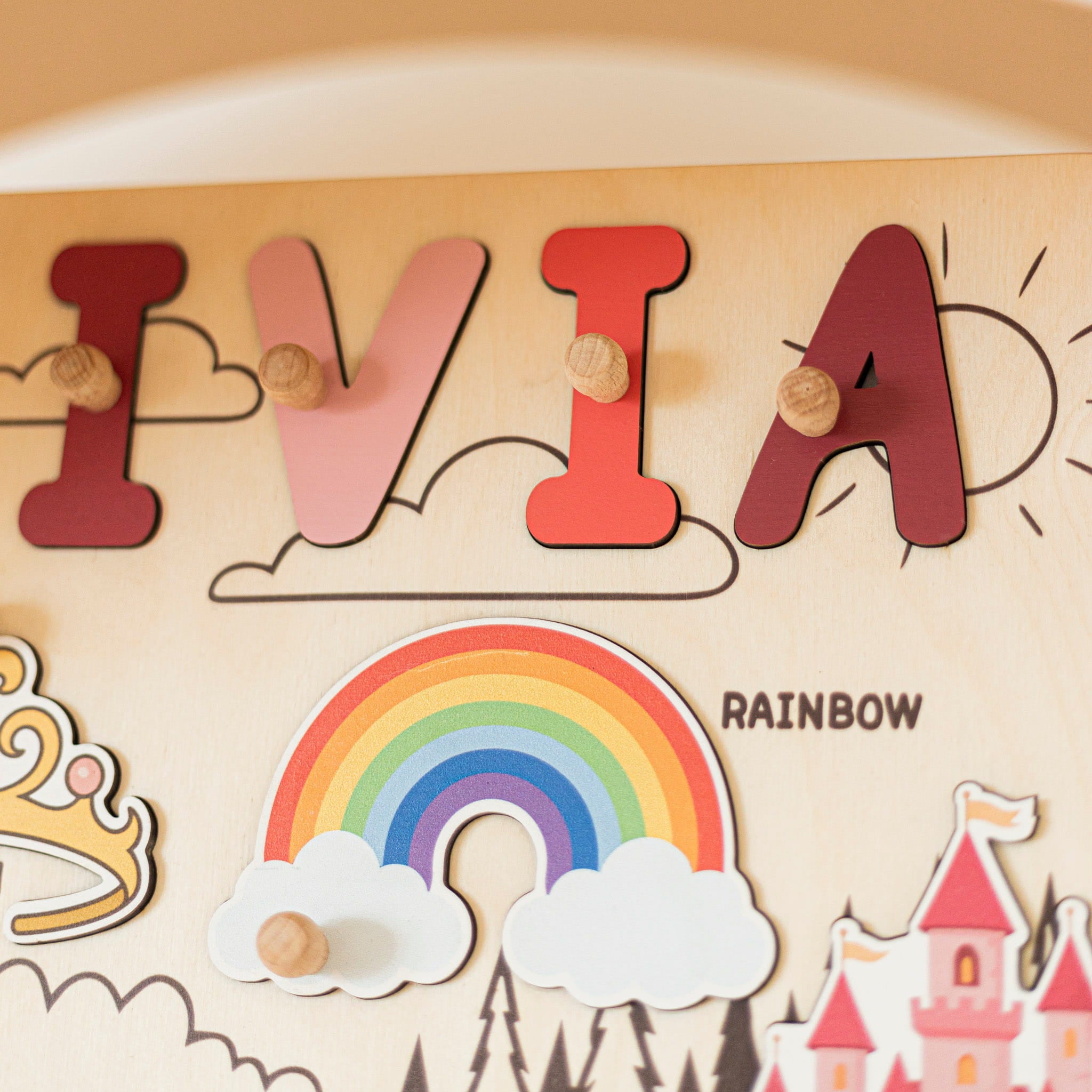 Princess Name Board by Enjoy The Wood