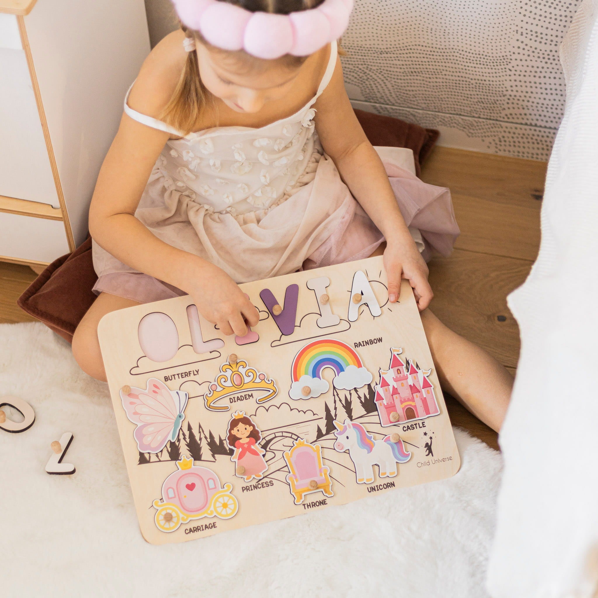 Princess Name Board by Enjoy The Wood