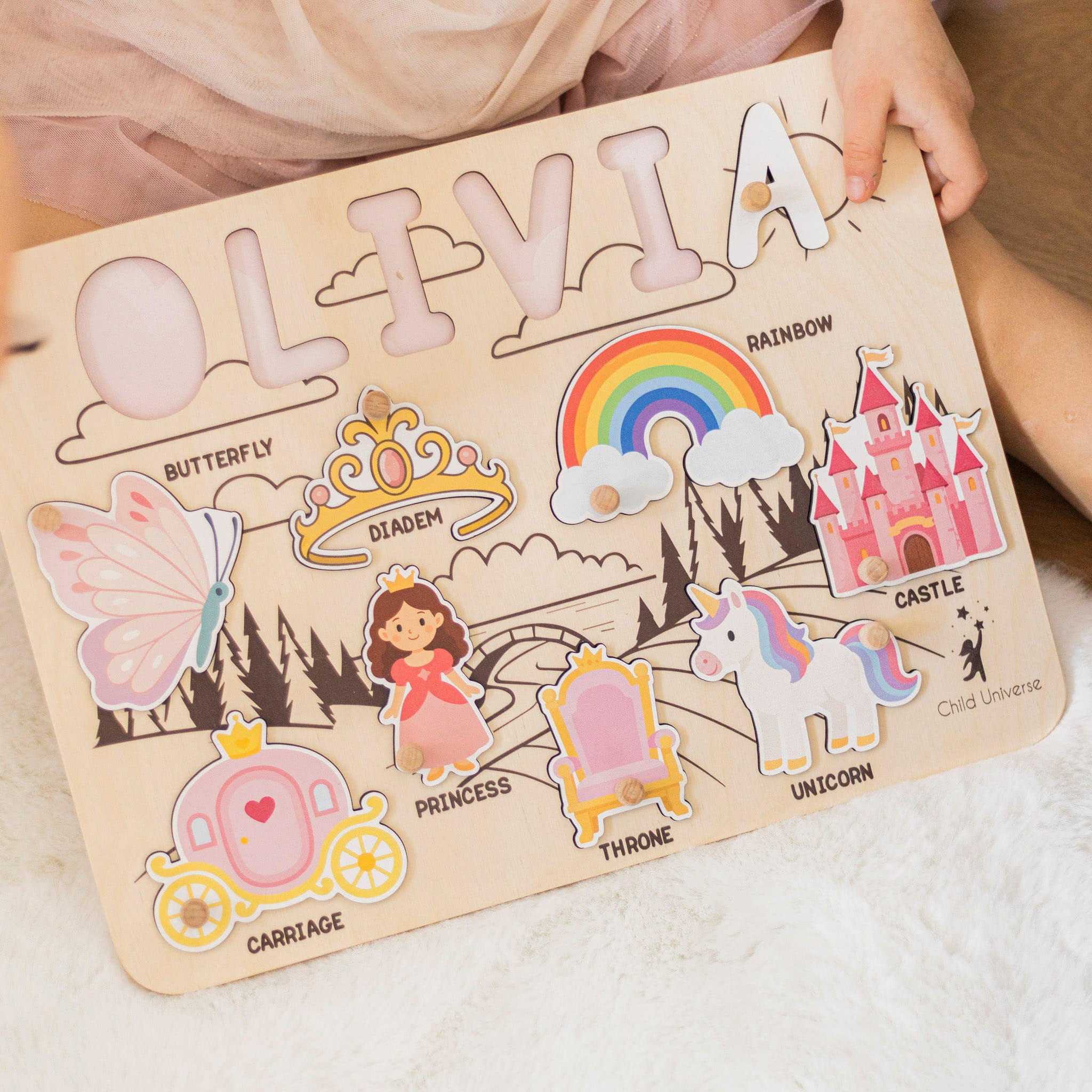 Princess Name Board by Enjoy The Wood