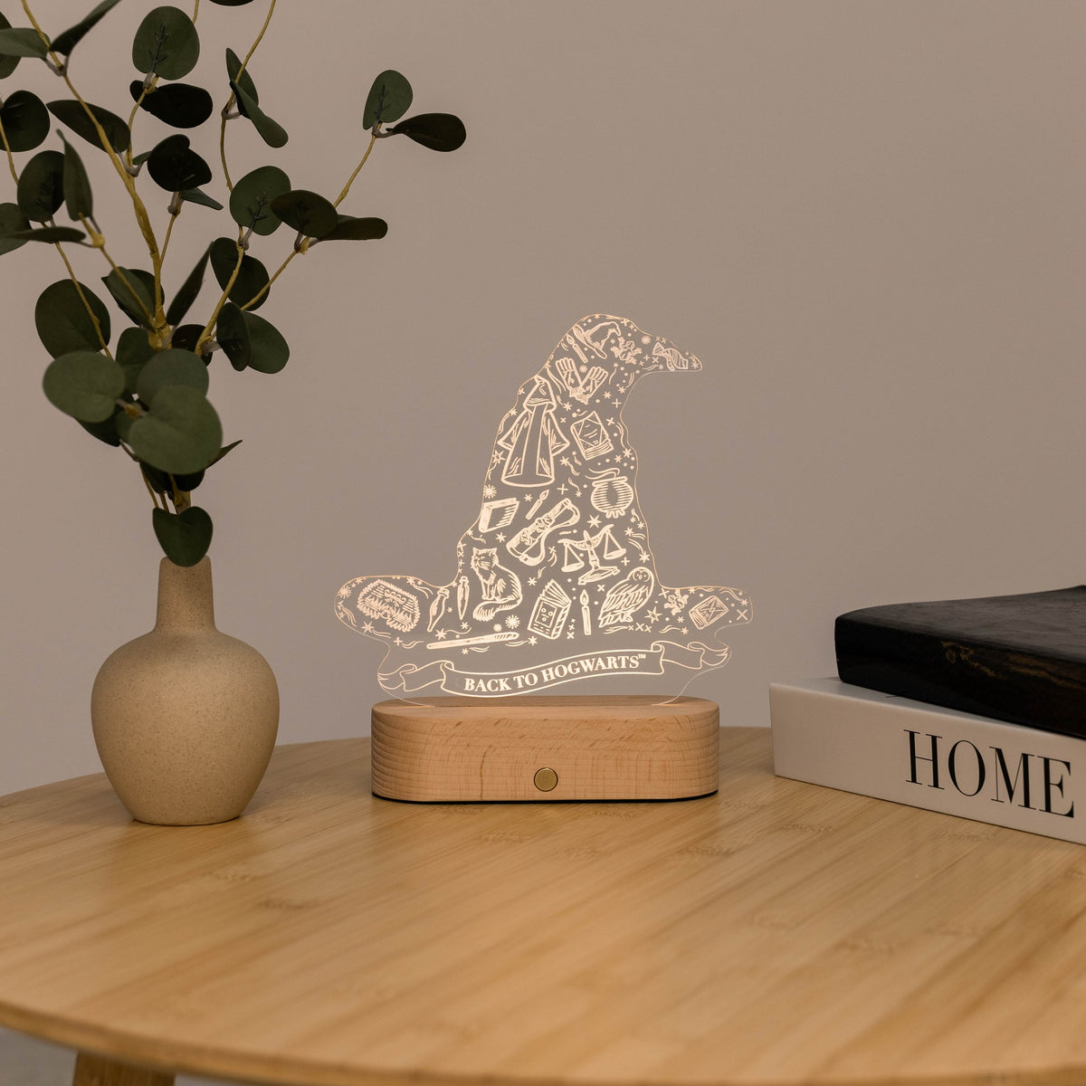 Acrylic Harry Potter Night Light - The Sorting Hat by Enjoy The Wood