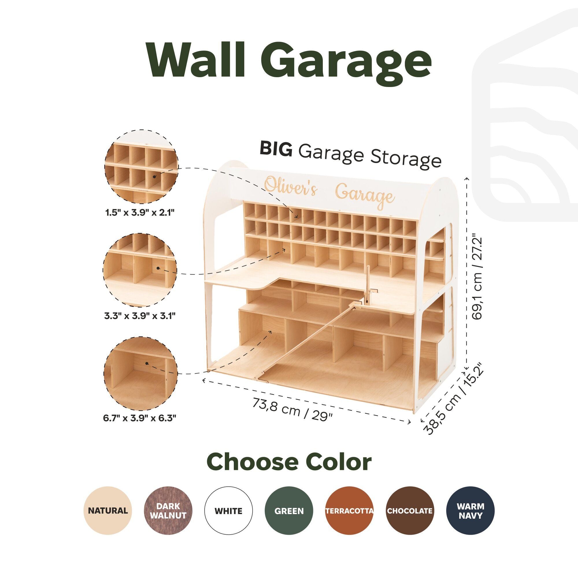 toy car organizer for kids