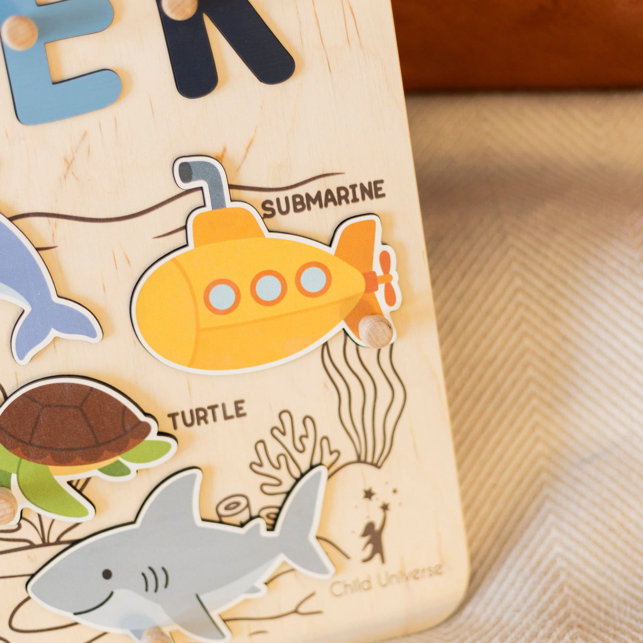 Underwater World Name Board by Enjoy The Wood