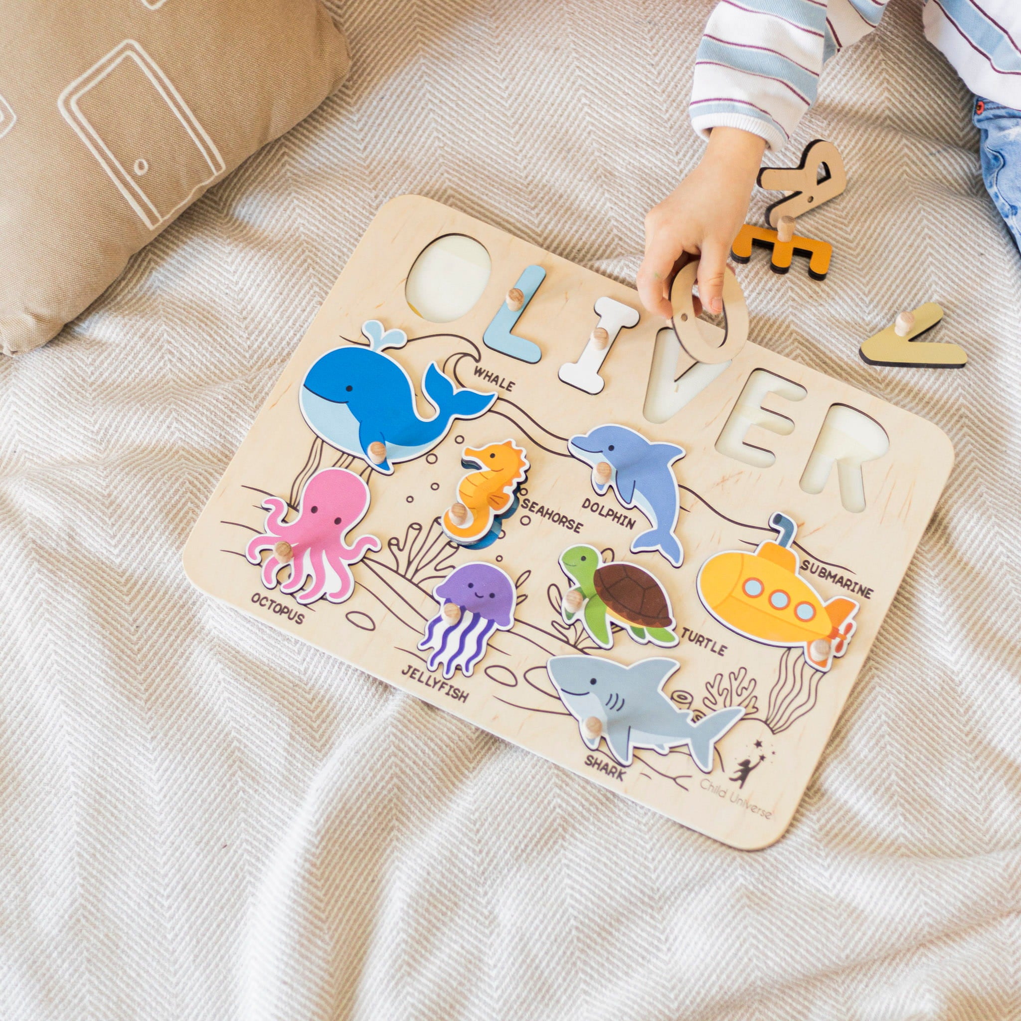 Underwater World Name Board by Enjoy The Wood