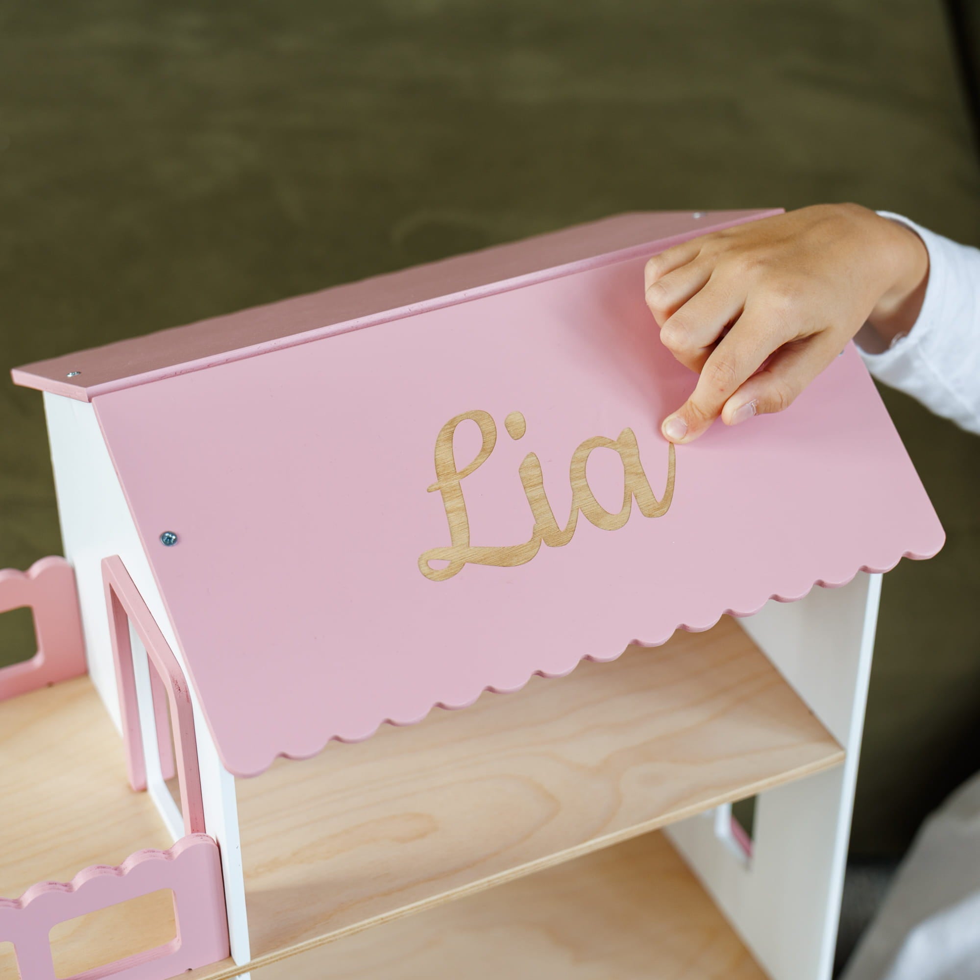 Wooden Dollhouse - White