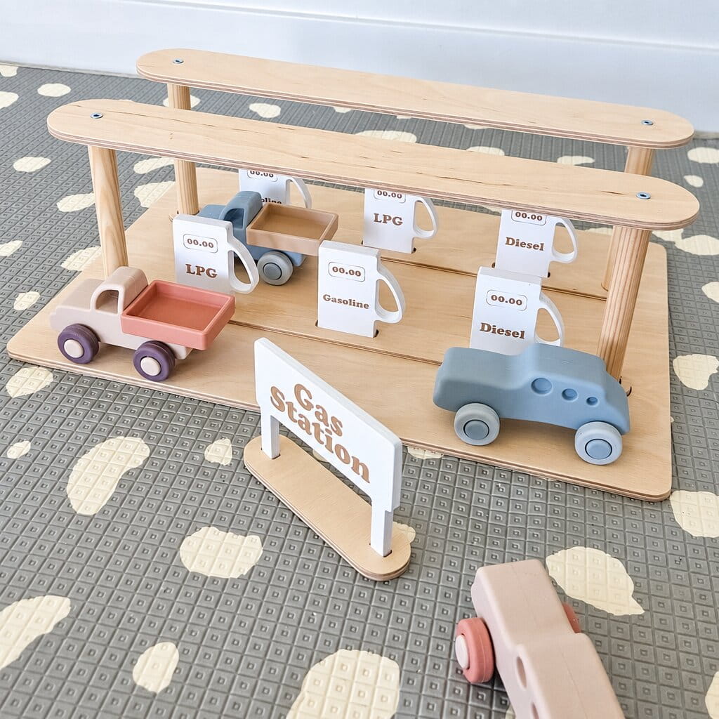 Garage de stationnement pour jouets avec ascenseur