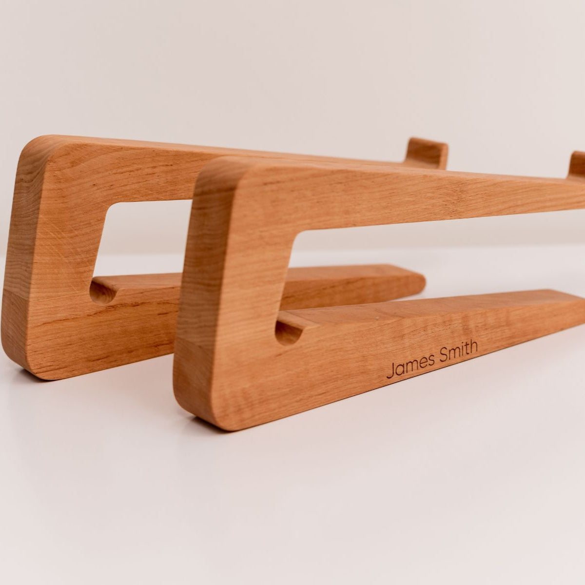 simple wooden laptop stand