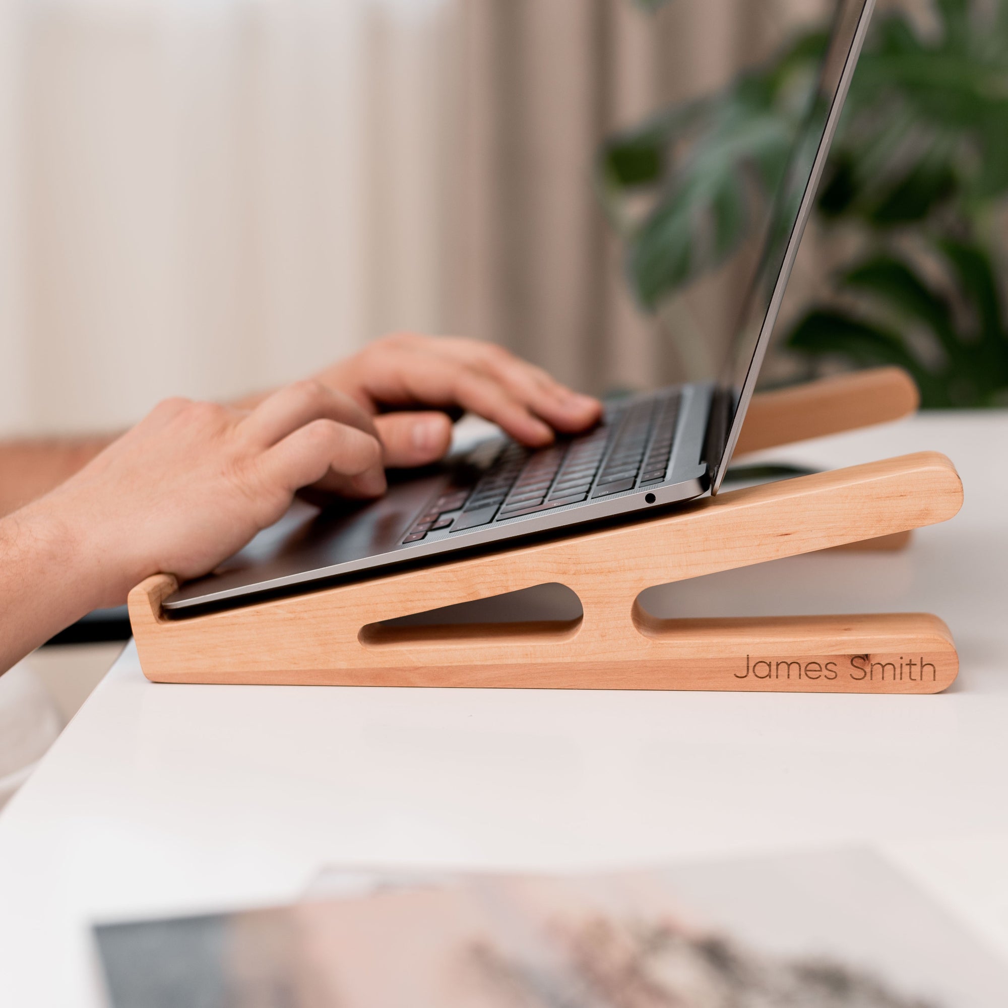 Wooden Laptop Stand