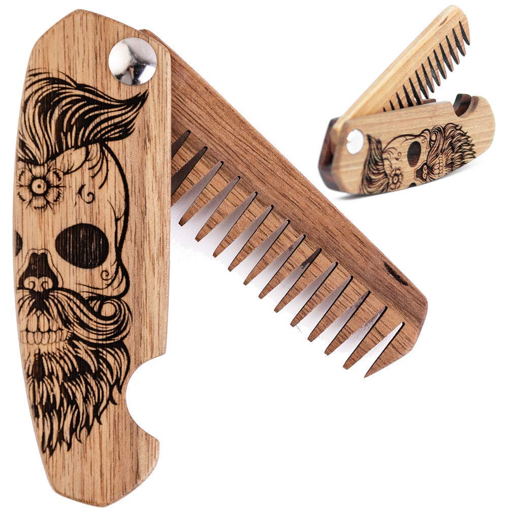 Beard Comb – Sugar Skull