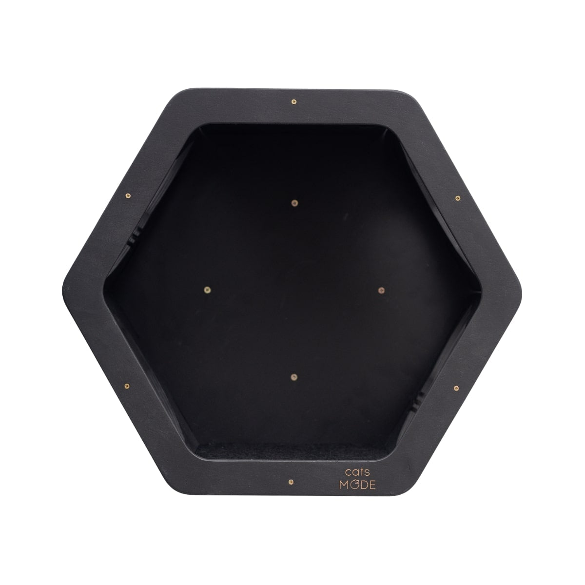 cat shelves wall mounted in black color