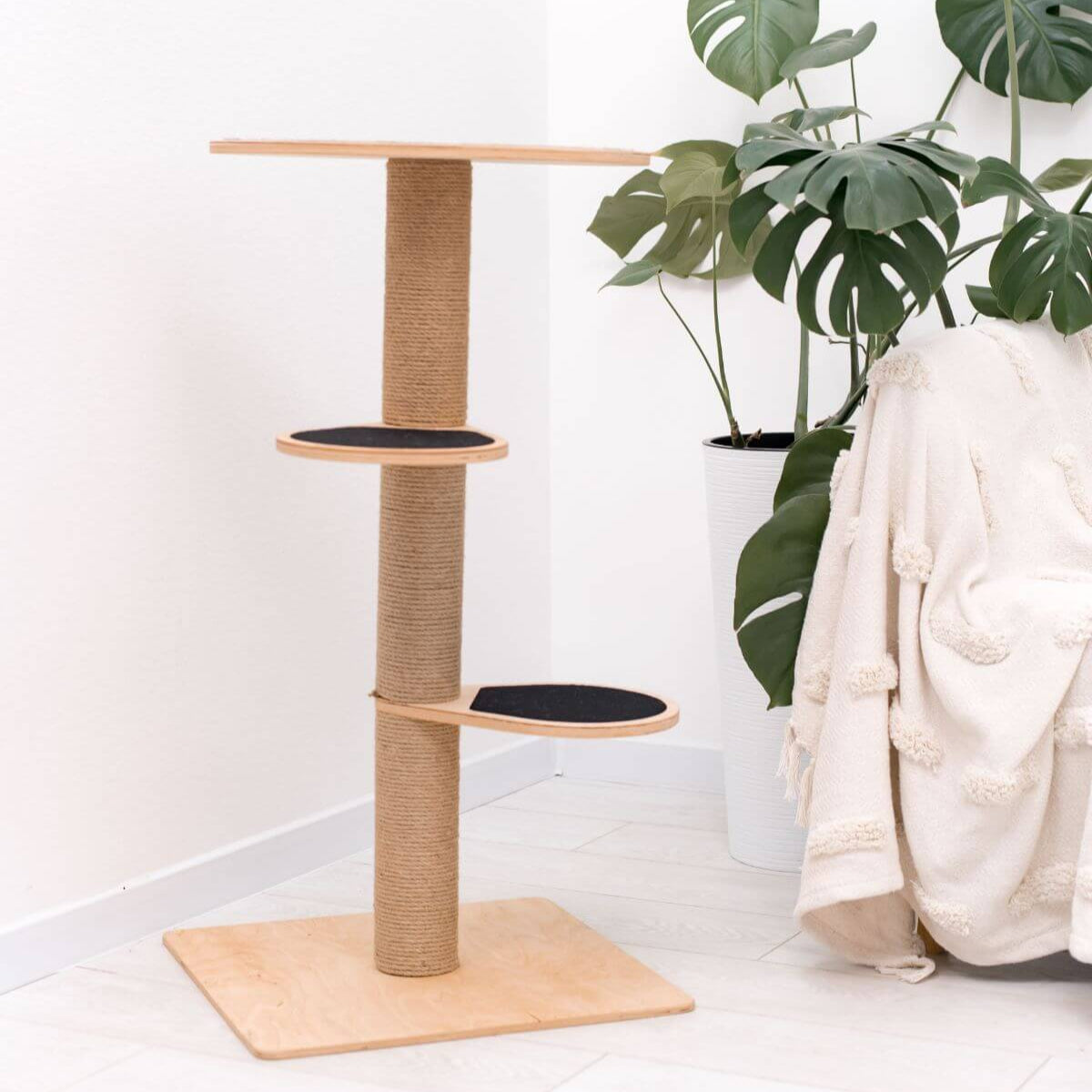 cute cat tower for small spaces