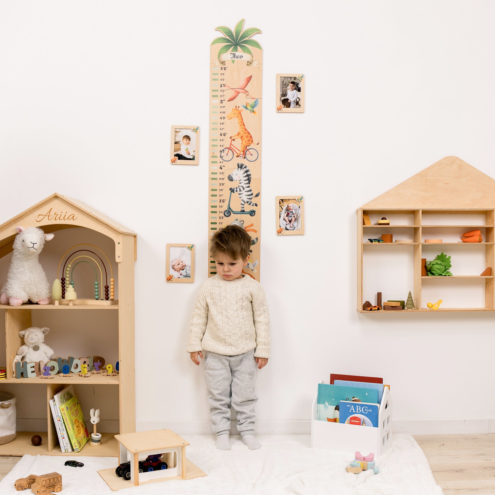 Tabla de crecimiento infantil - Osito de peluche