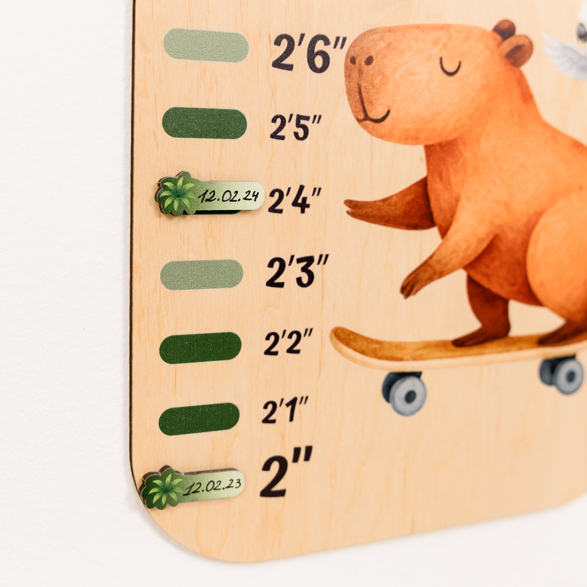 Tabla de crecimiento infantil - Osito de peluche