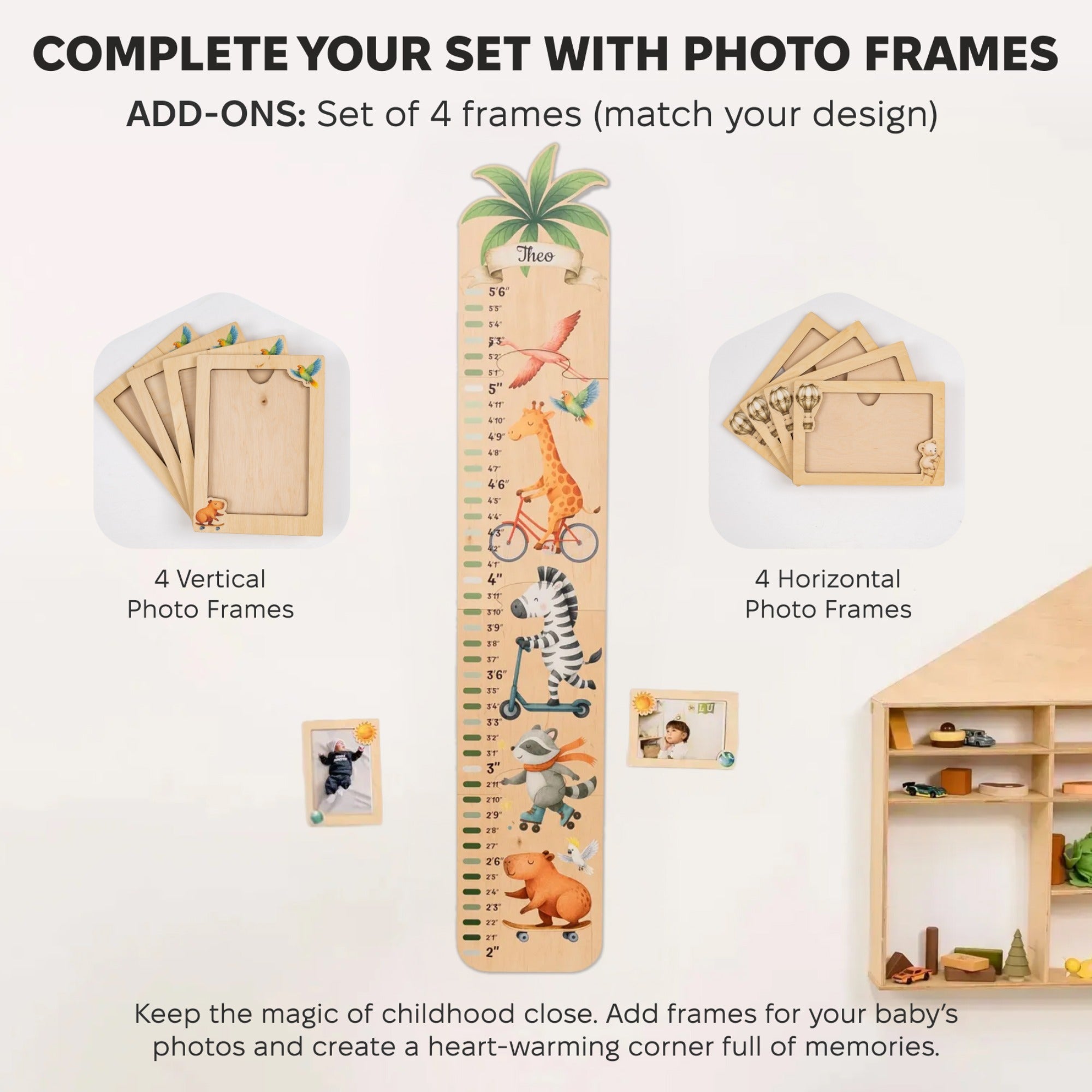 Tabla de crecimiento infantil - Osito de peluche