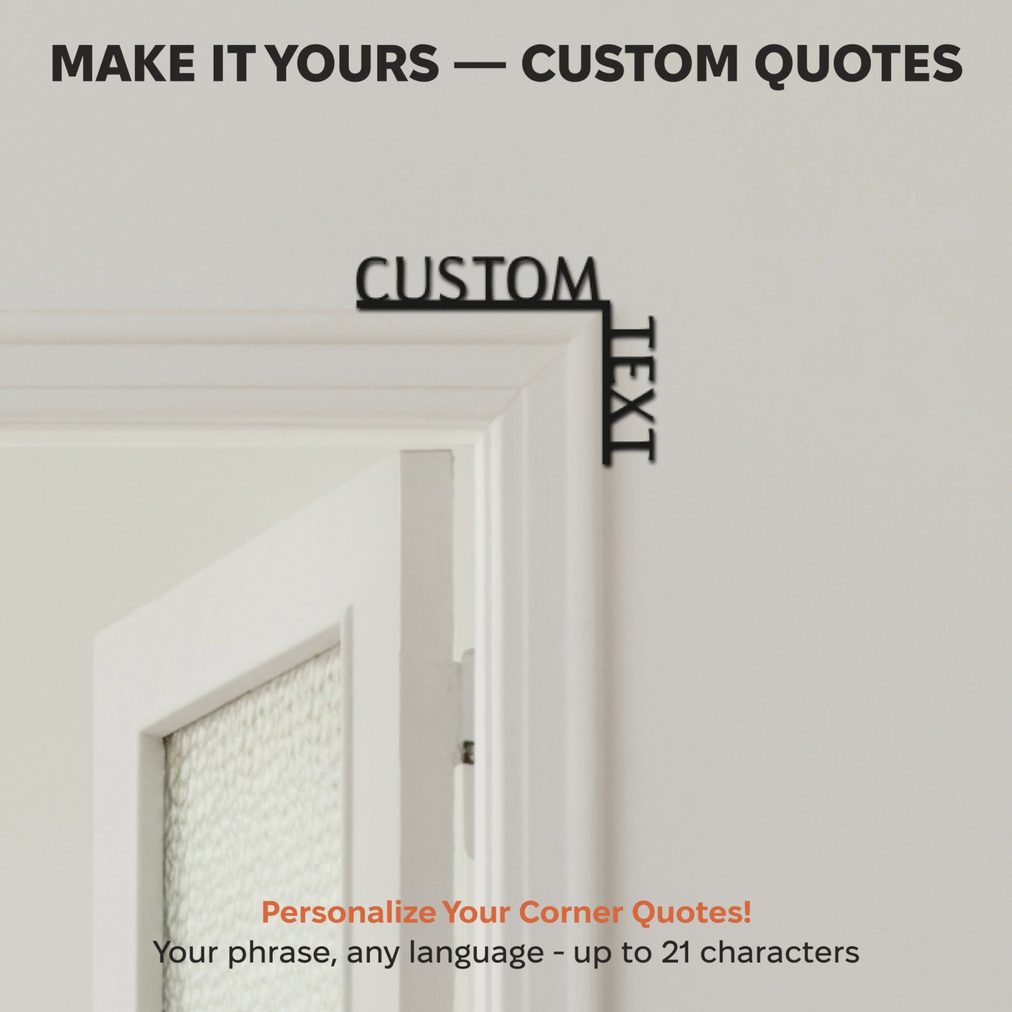 Wooden Corner Quote β Custom Quote
