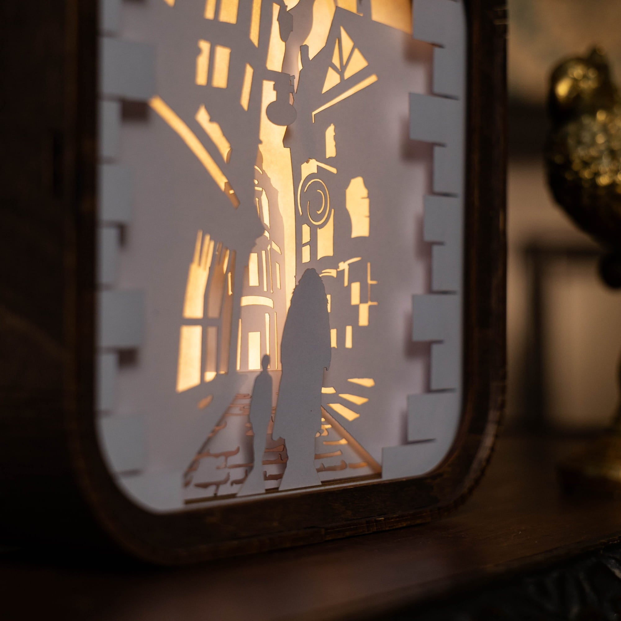 Wooden Harry Potter Night Light - Diagon Alley by Enjoy The Wood