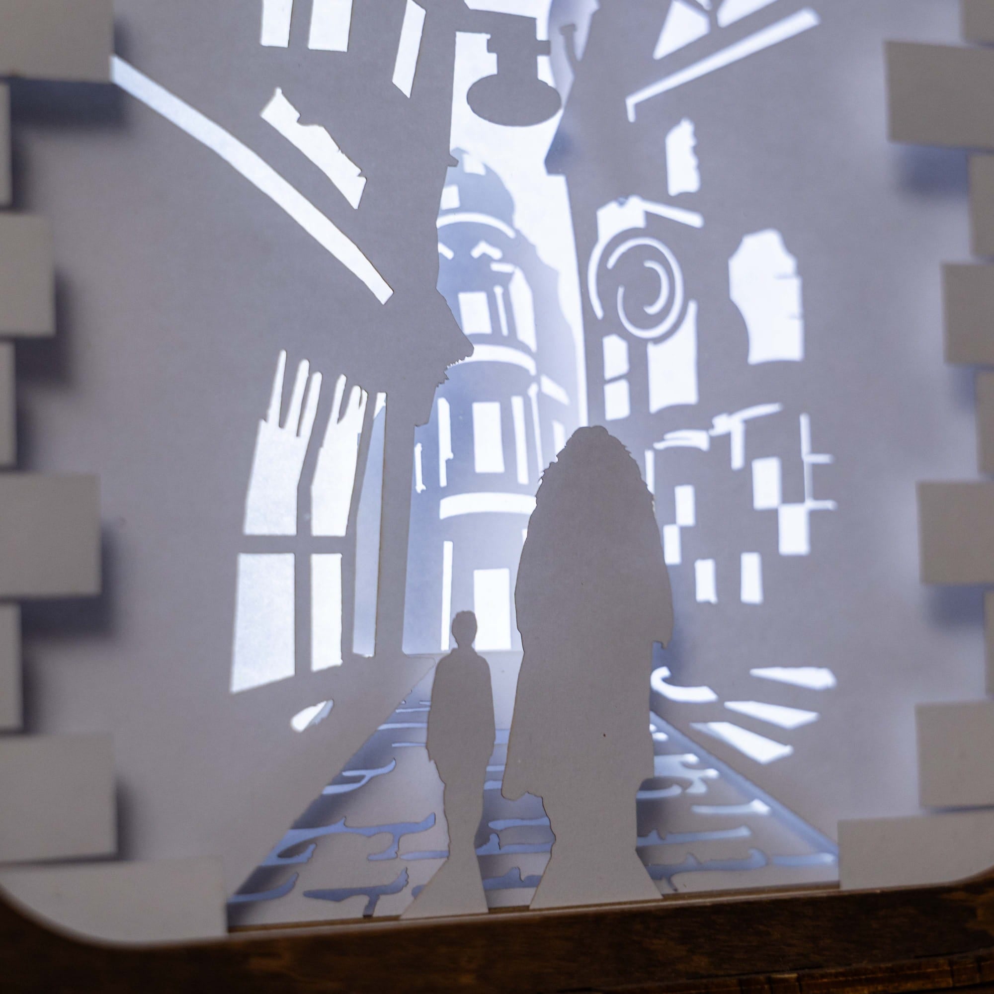 Wooden Harry Potter Night Light - Diagon Alley by Enjoy The Wood