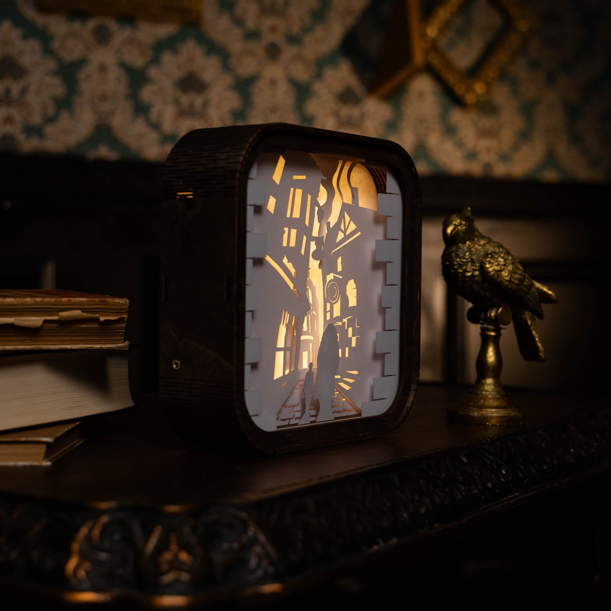 Wooden Harry Potter Night Light - Diagon Alley by Enjoy The Wood