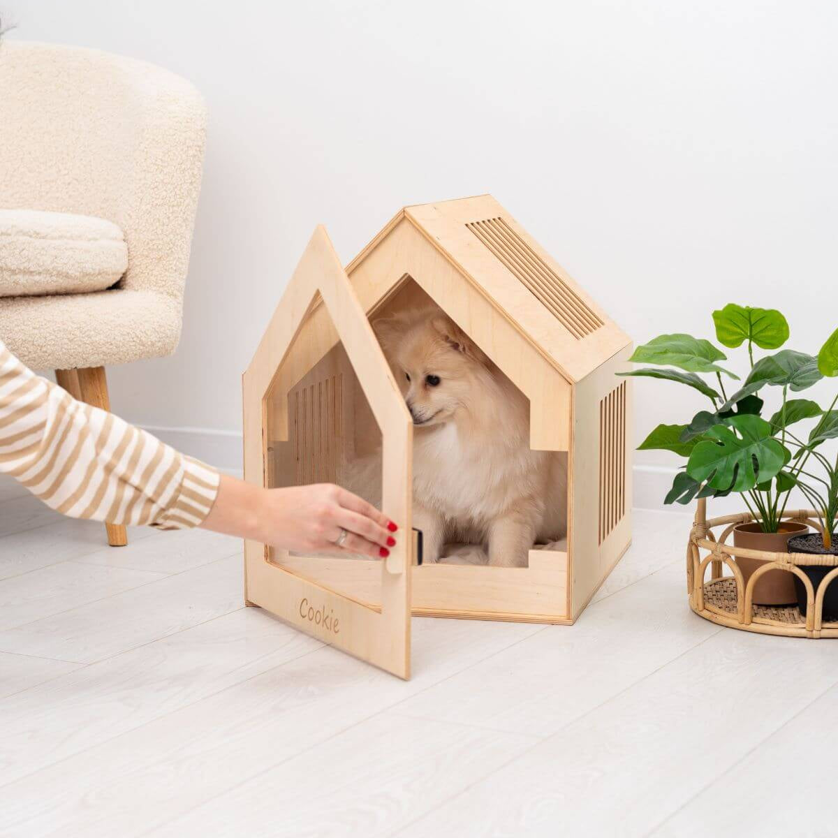 indoor dog house bed