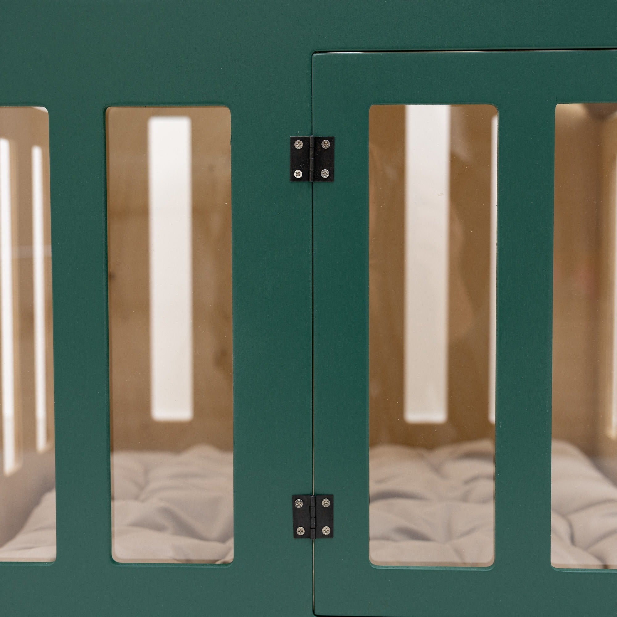 Dog House with a Fabric Roof - Green by Enjoy The Wood