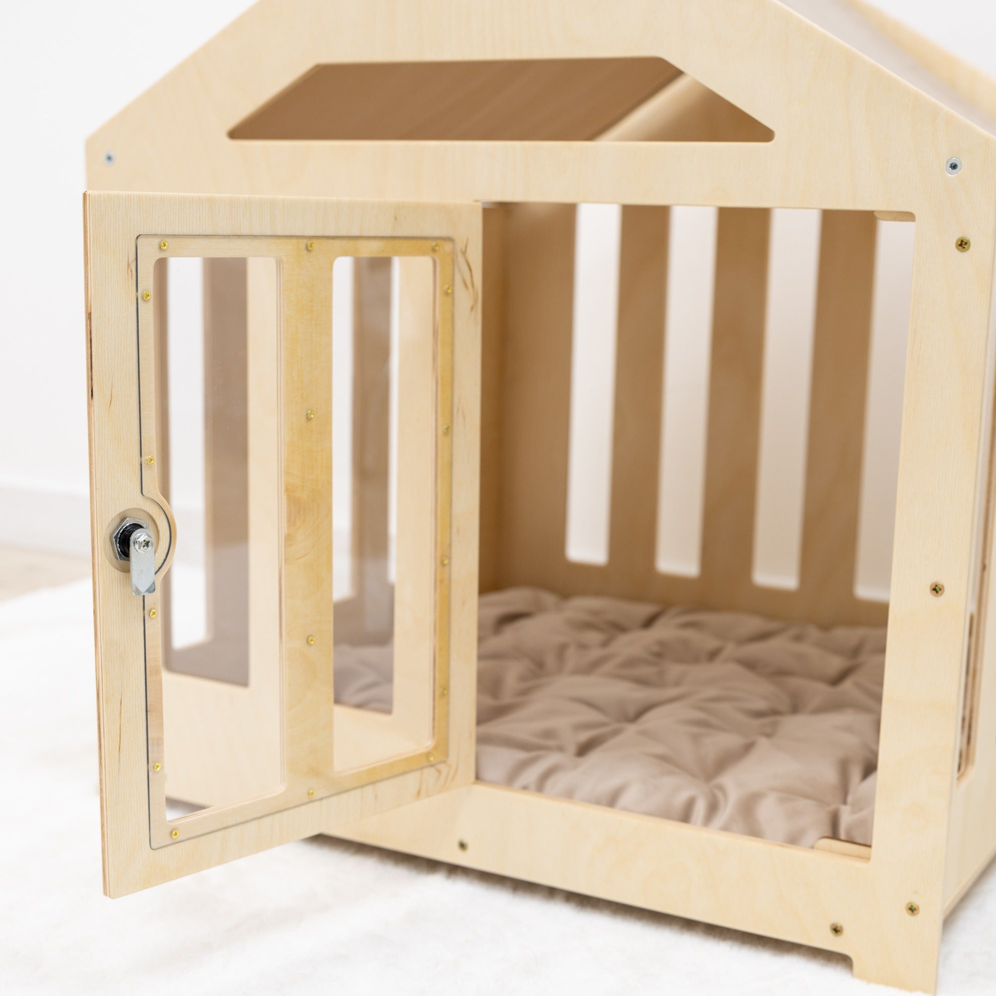 Dog House with a Fabric Roof - Light by Enjoy The Wood