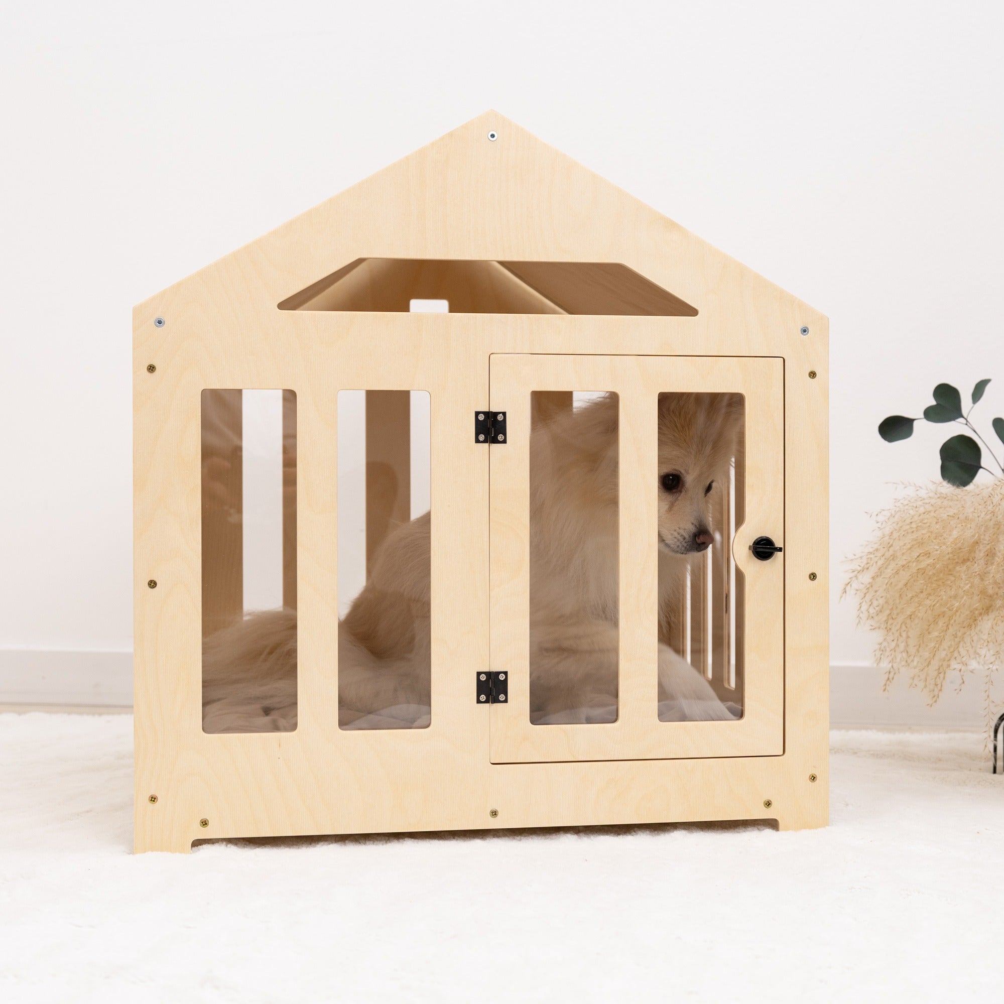 Dog House with a Fabric Roof - Light by Enjoy The Wood