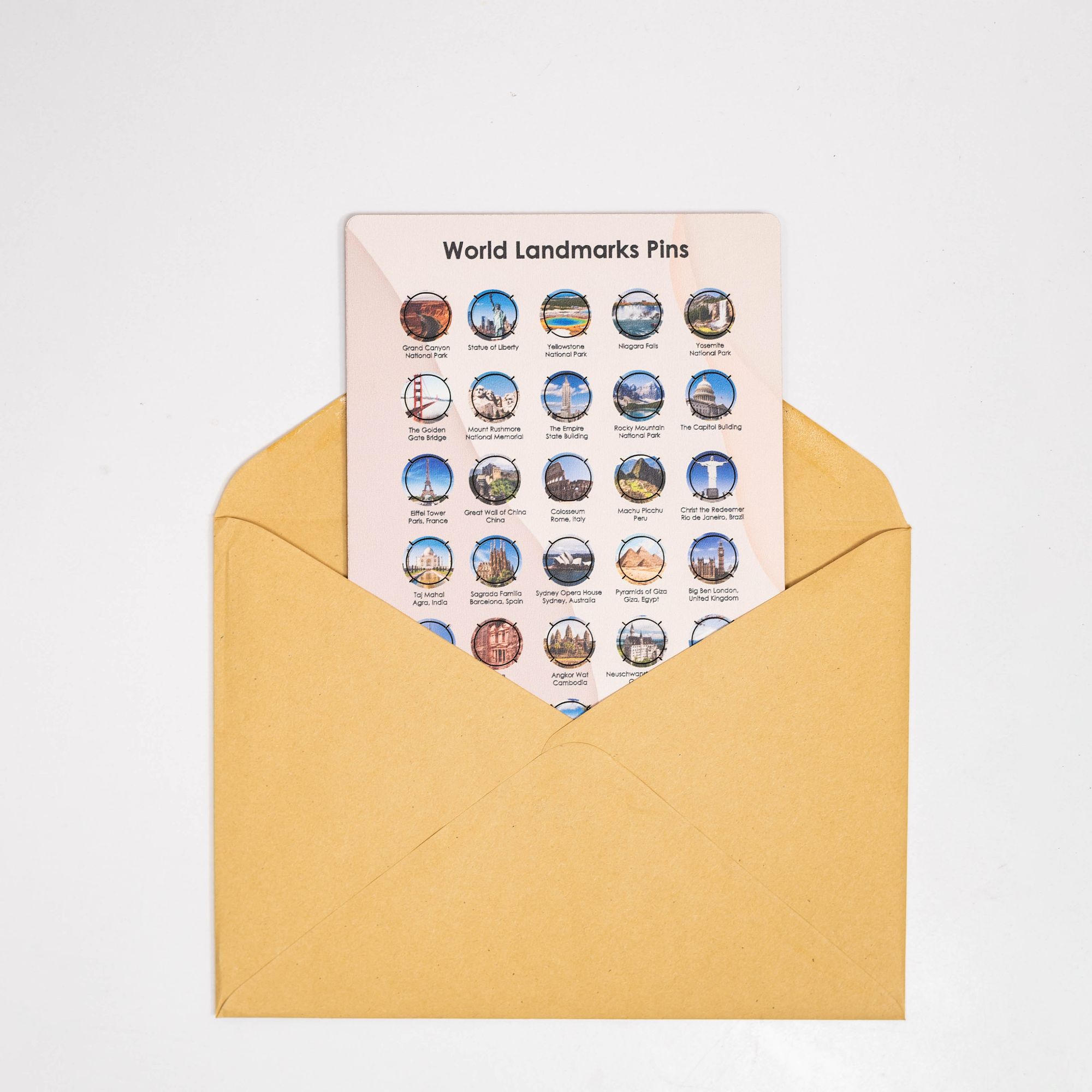 push pins for travel map