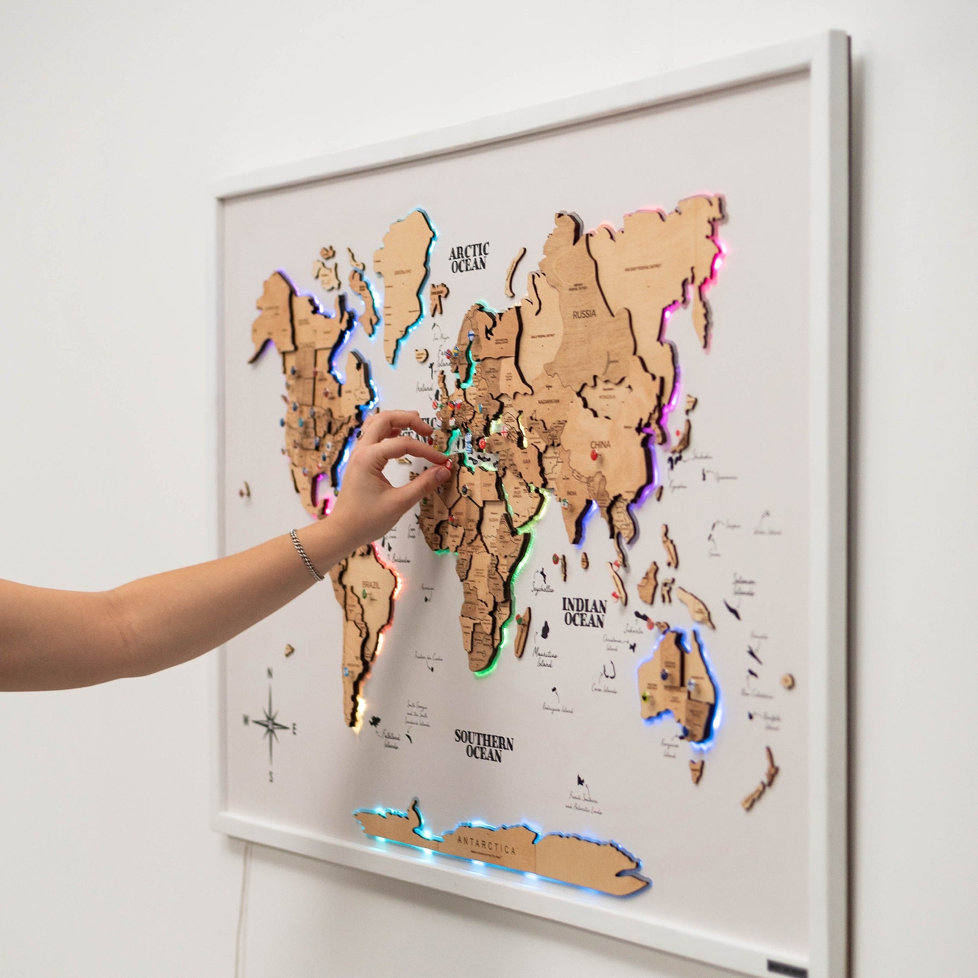 Map on Board LED 2.0 Gold