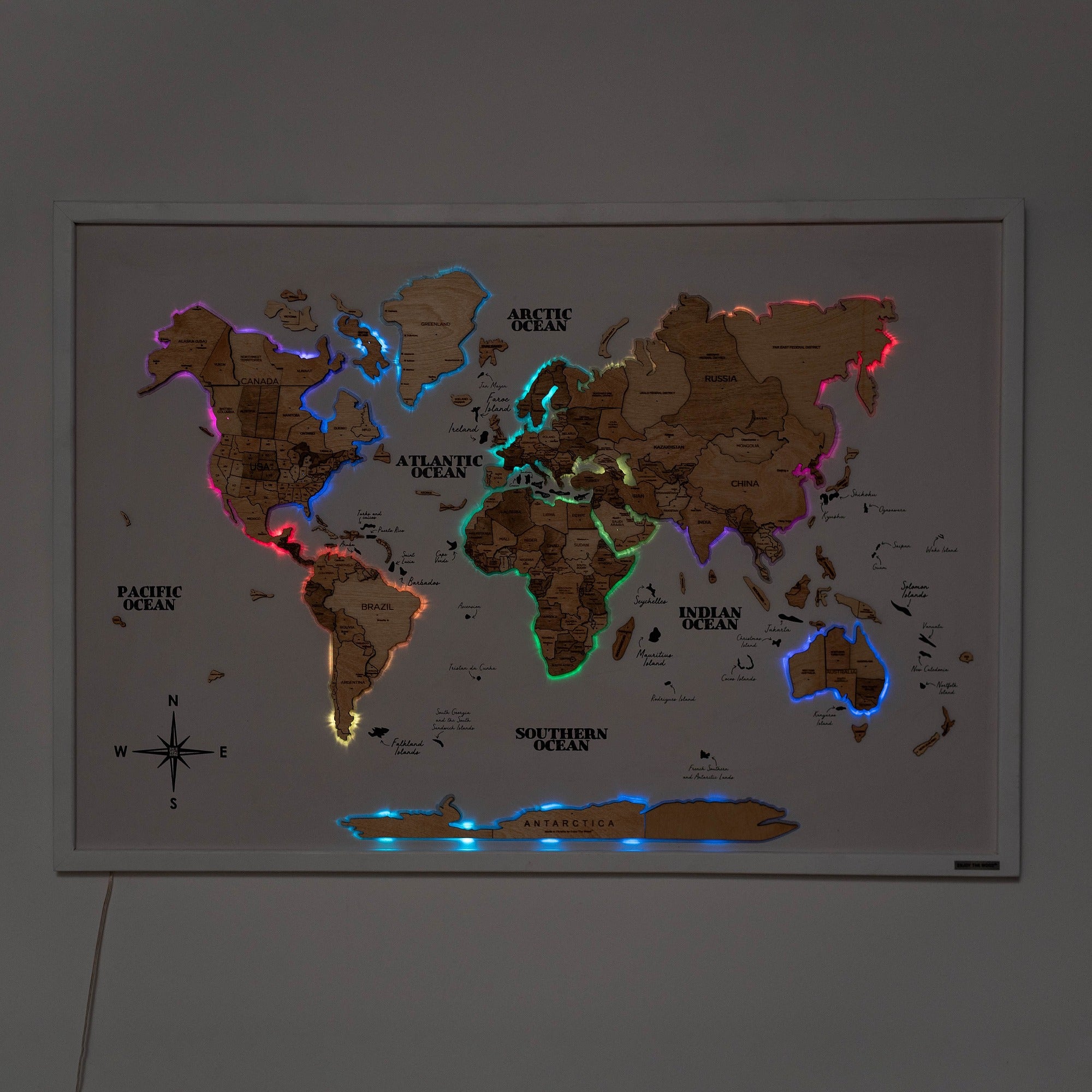 Map on Board LED 2.0 Gold