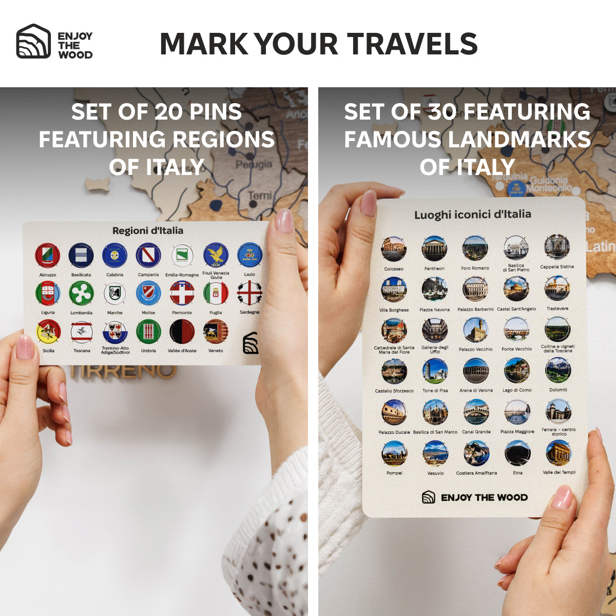 info mulicolor italy map