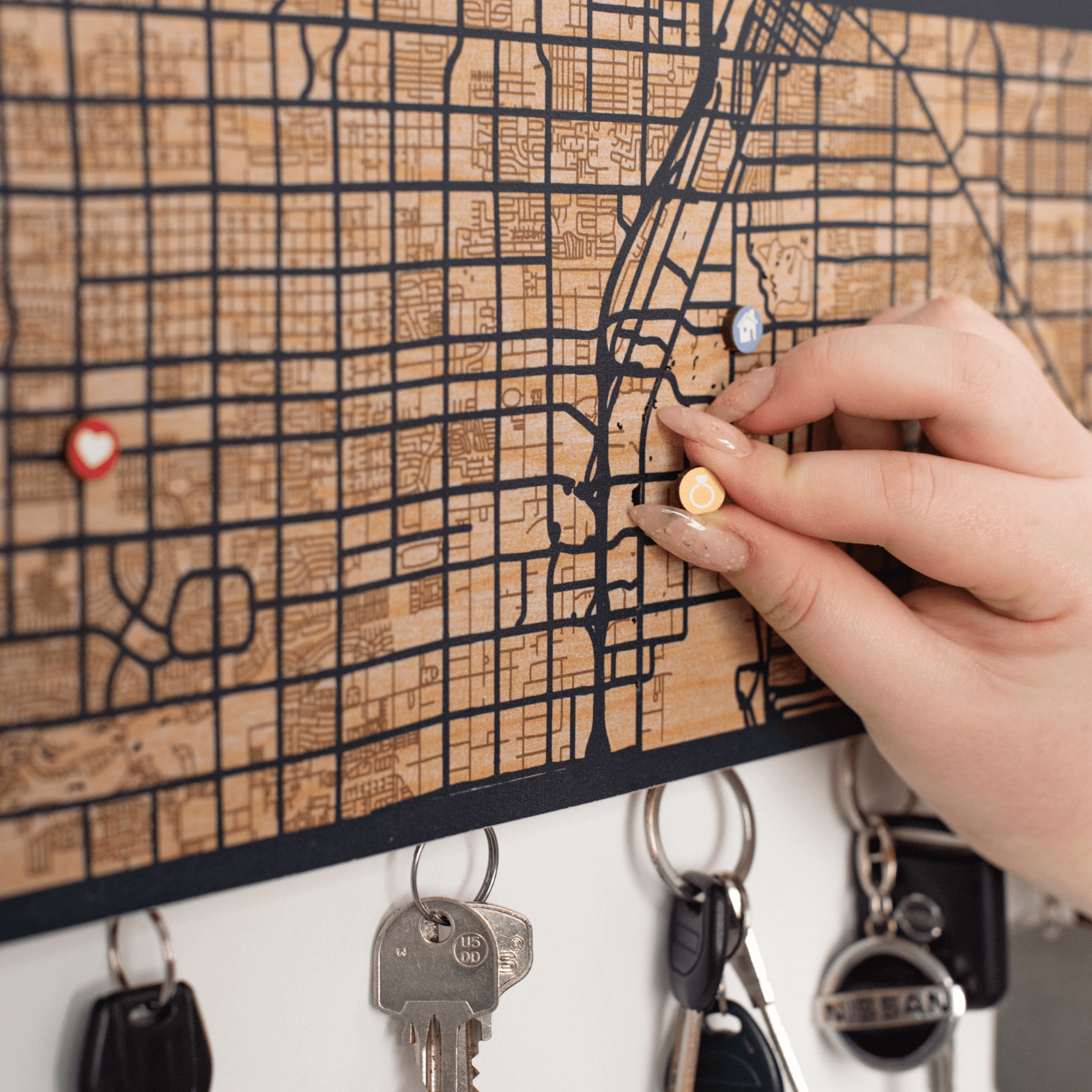 wall holder for key