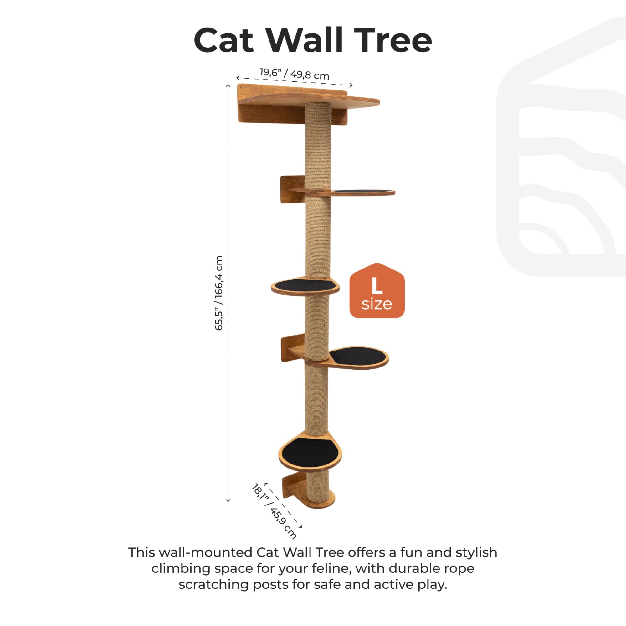 Large Cat Tree – Oak