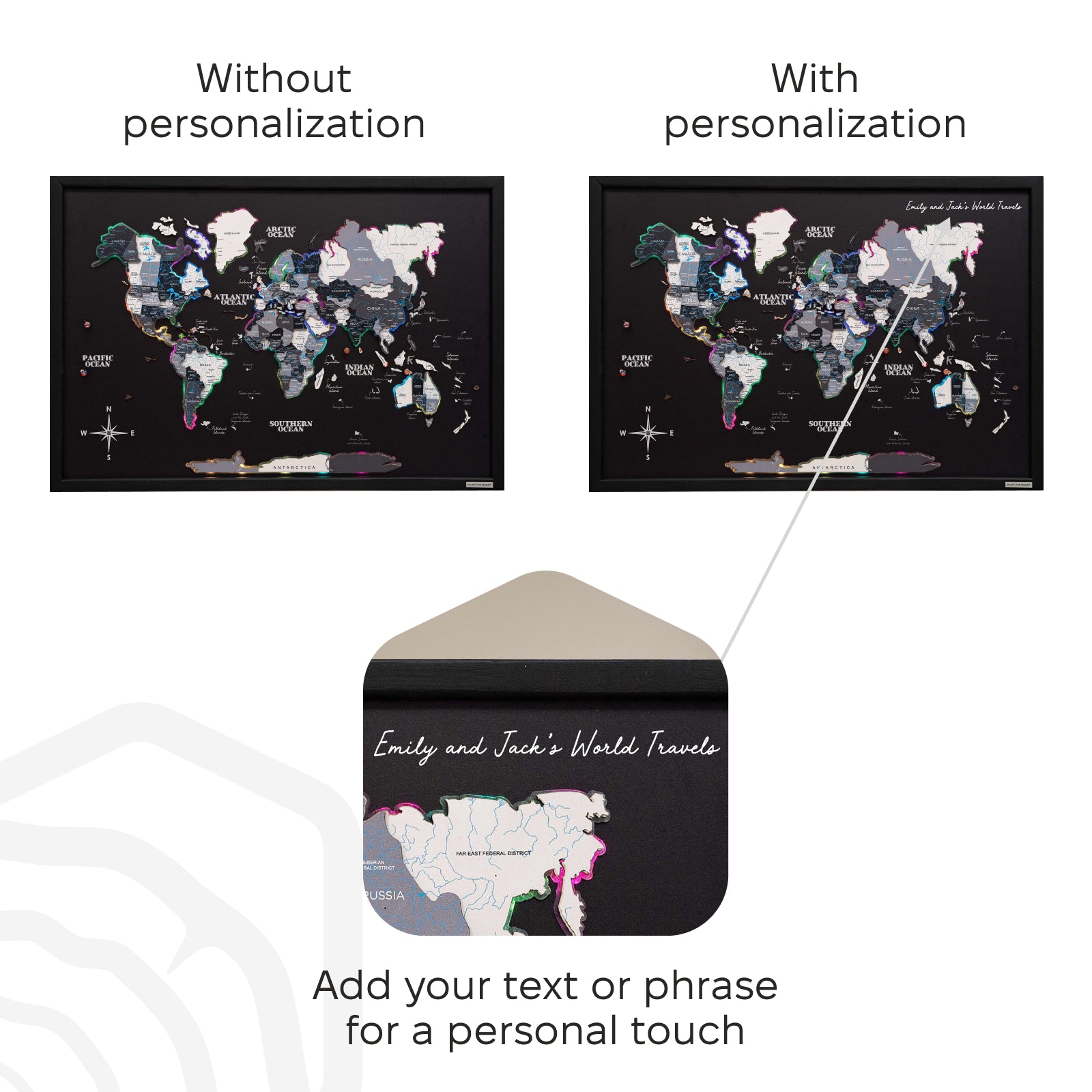 Map on Board LED 2.0 Nordik personal