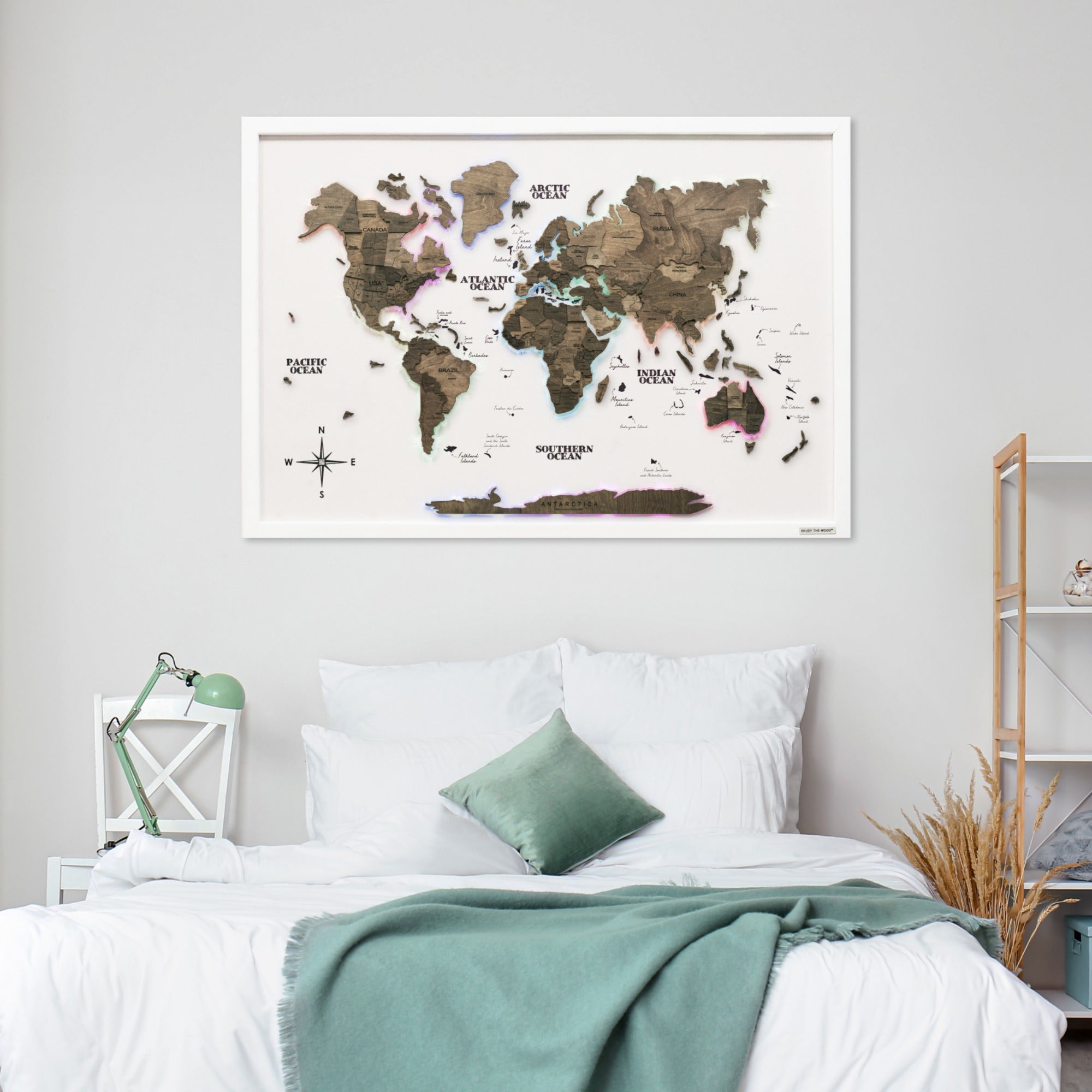 white and brown bedroom decor