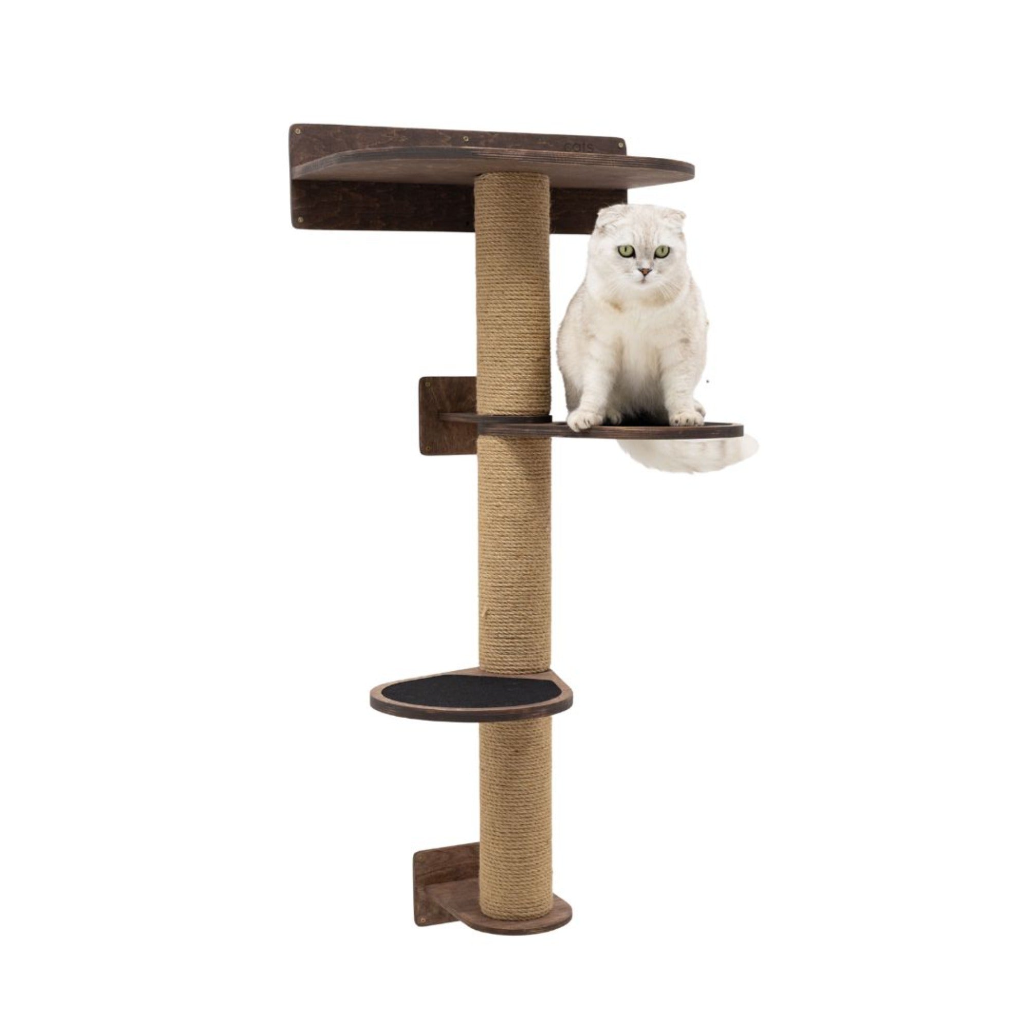 Medium Cat Tree – Dark Walnut