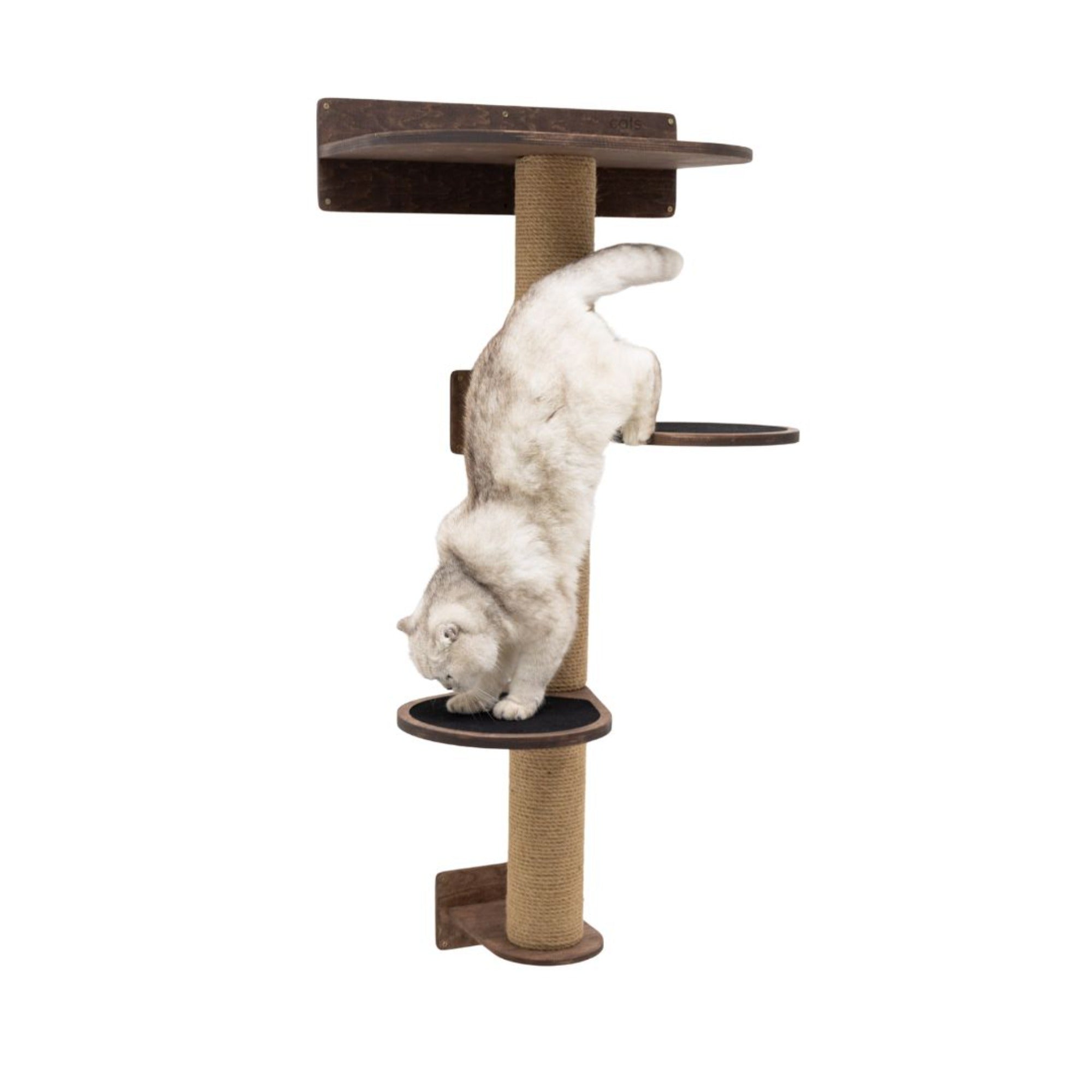 Medium Cat Tree – Dark Walnut