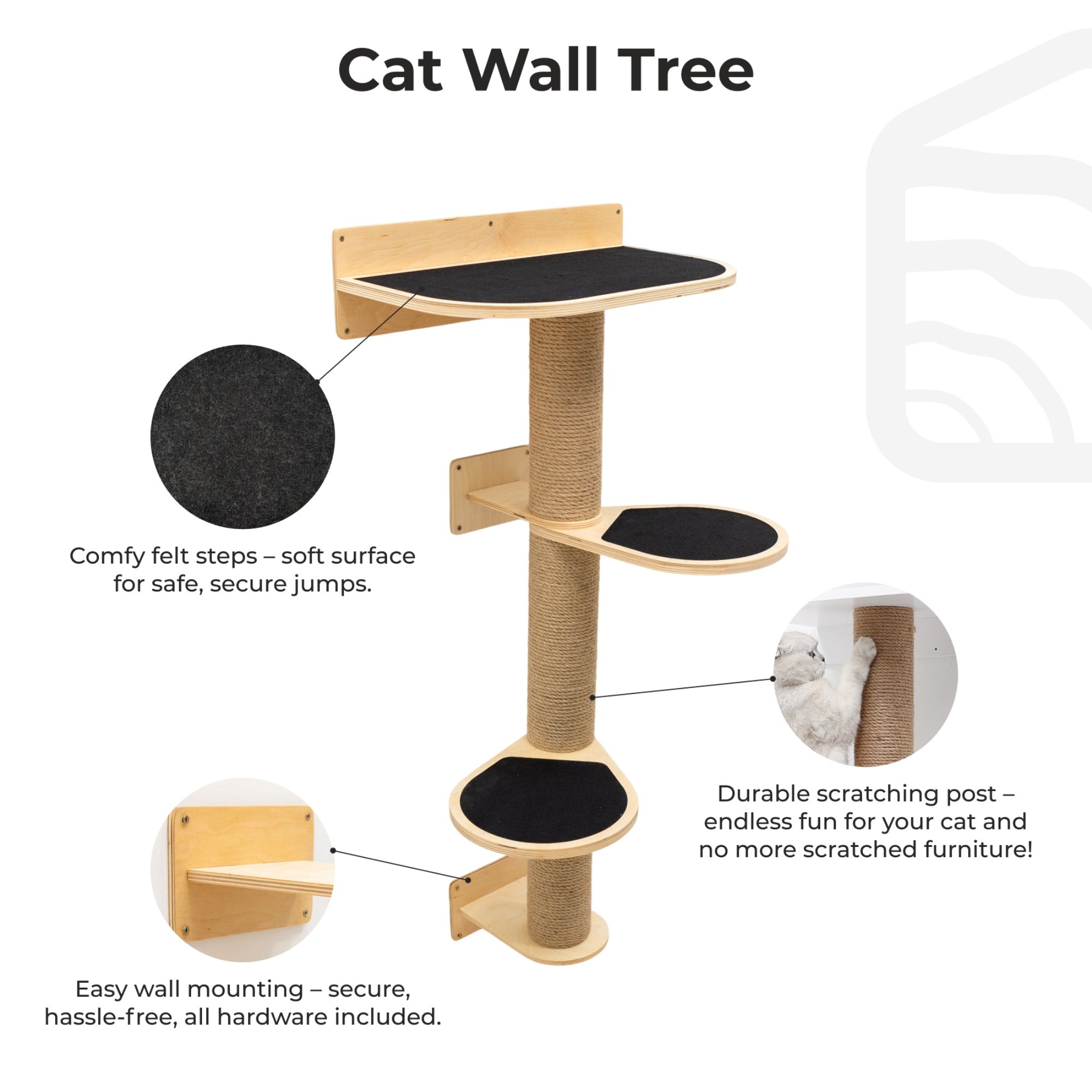Medium Cat Tree – Light
