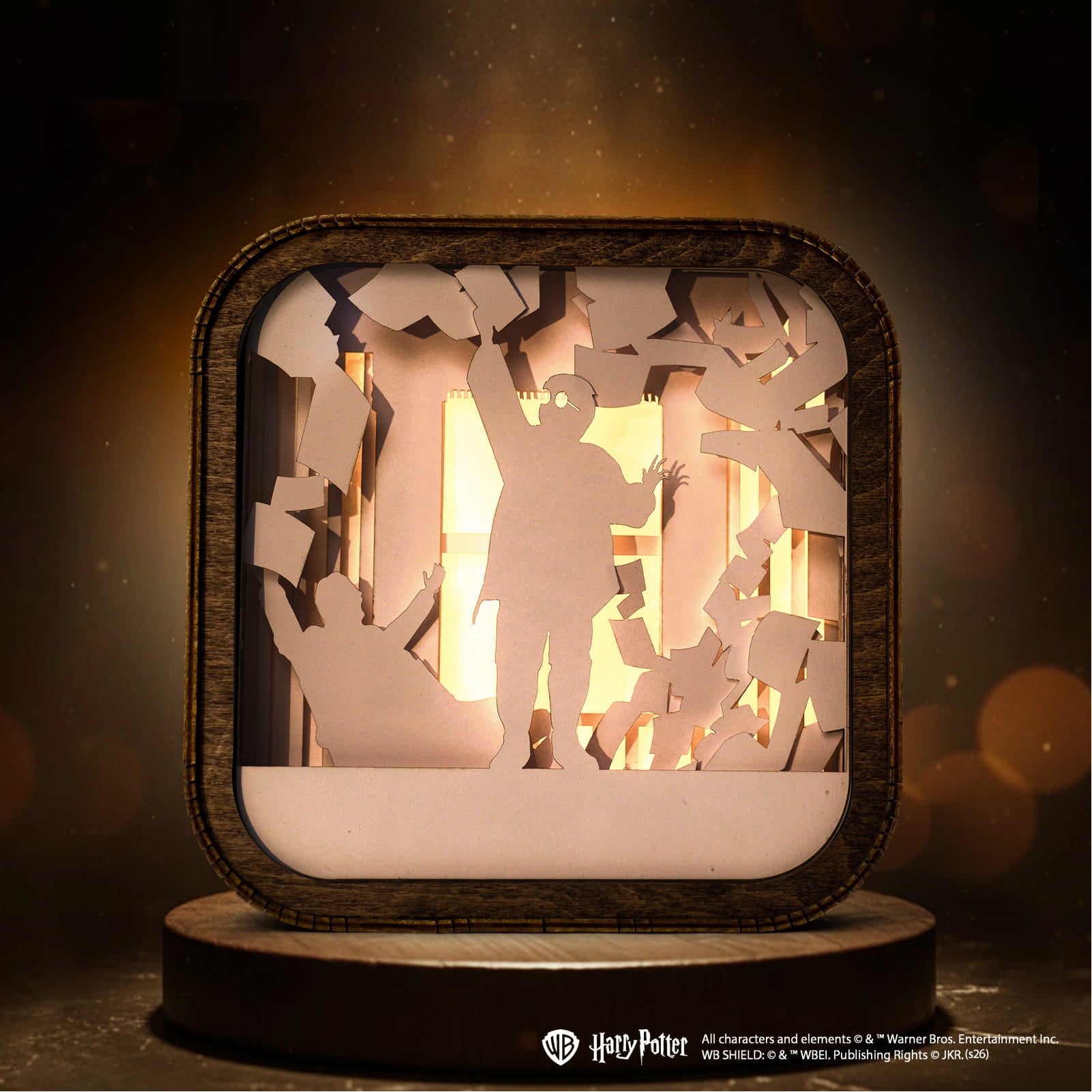 Wooden Paper Night Light - No Post on Sundays by Enjoy The Wood