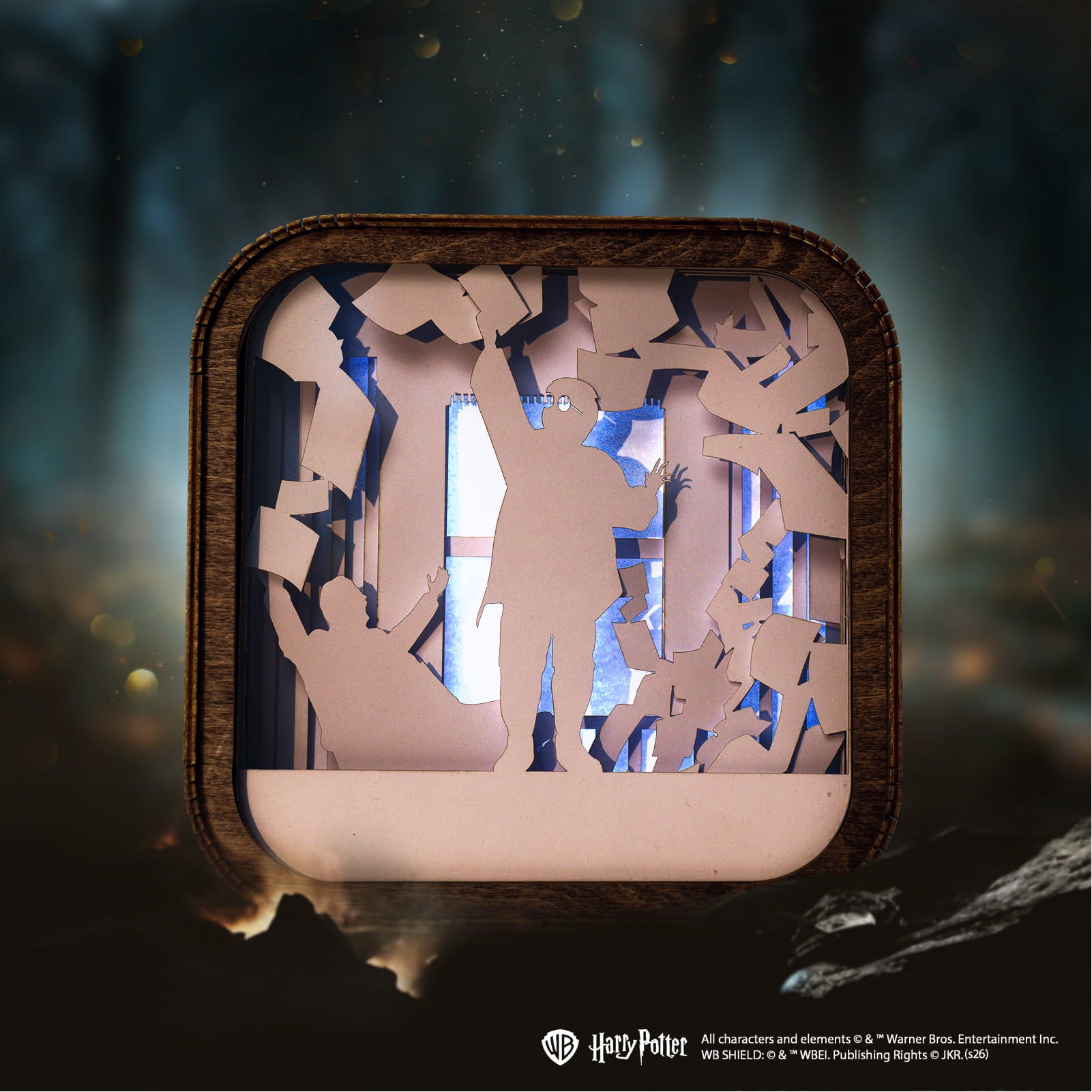 Wooden Paper Night Light - No Post on Sundays by Enjoy The Wood