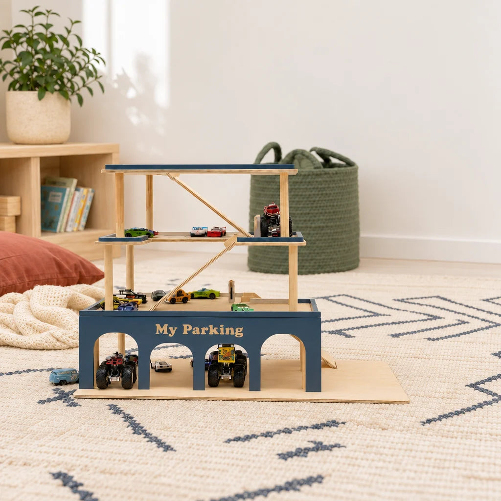 personalized toy car garage
