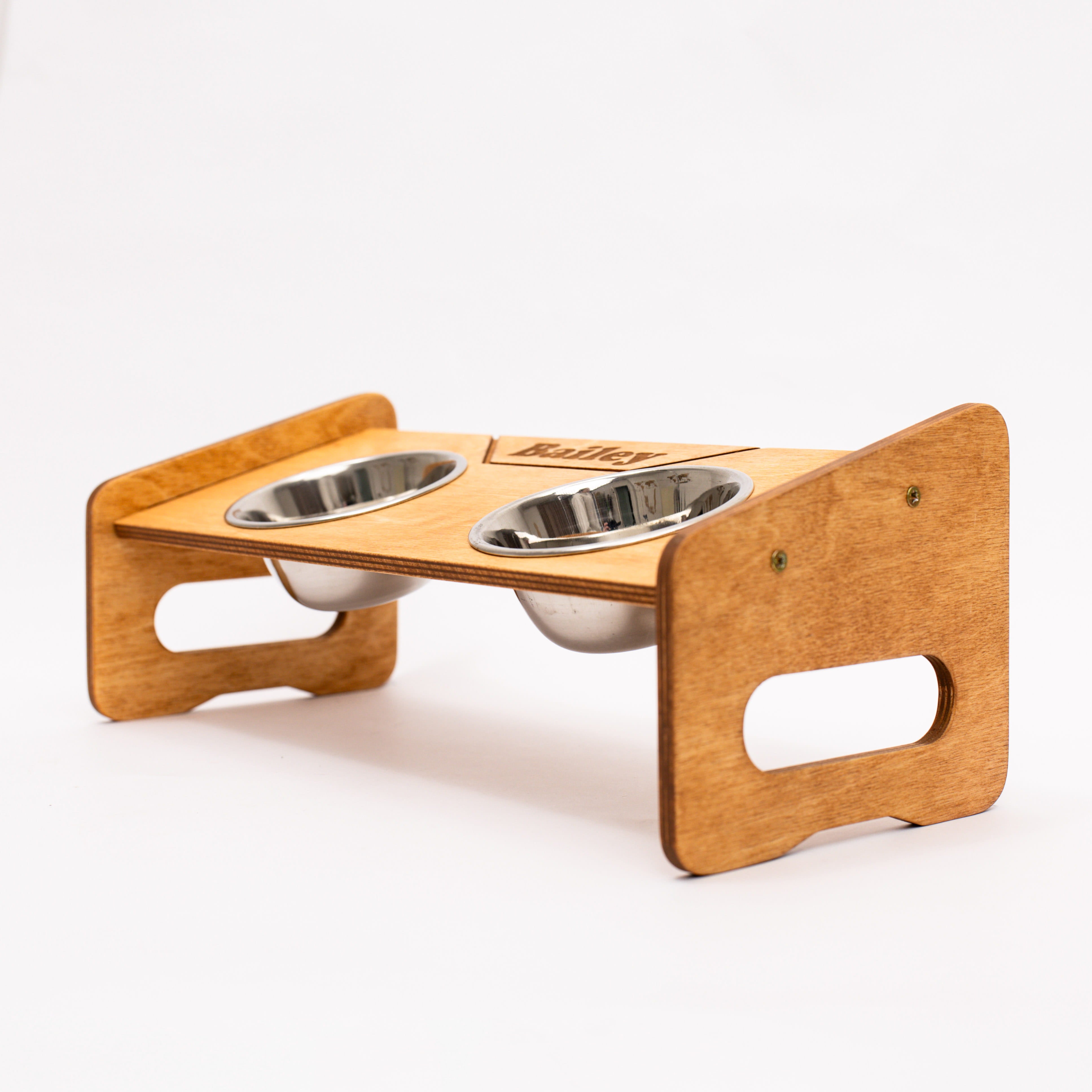 Pet Bowl Stand - Classic by Enjoy The Wood