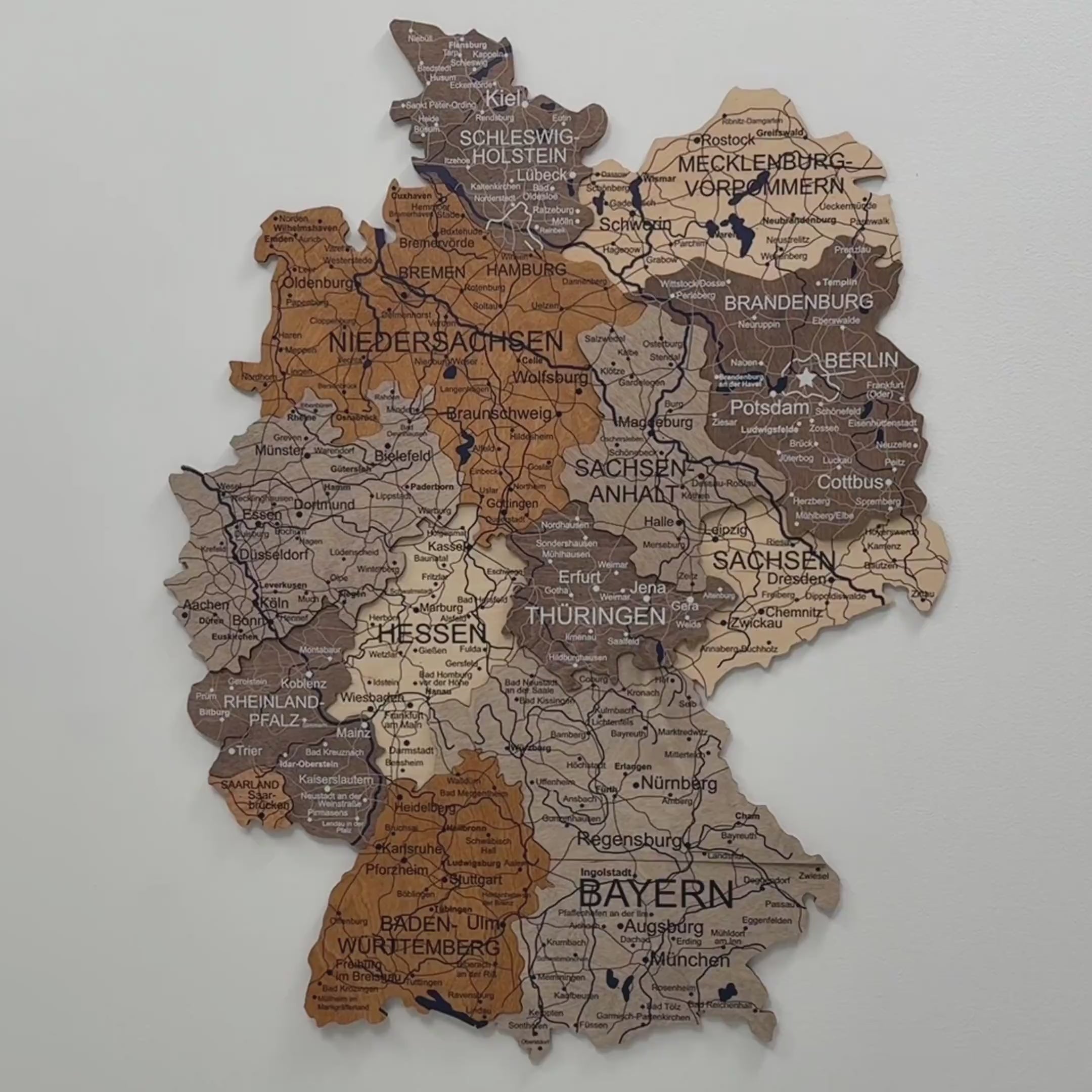 germany 3d map