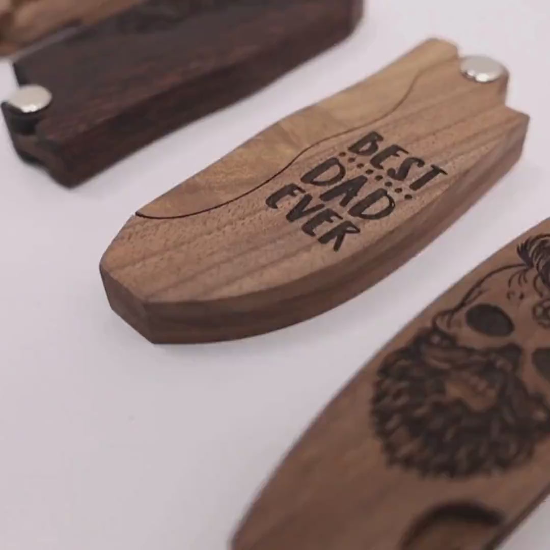 Wooden Beard Comb